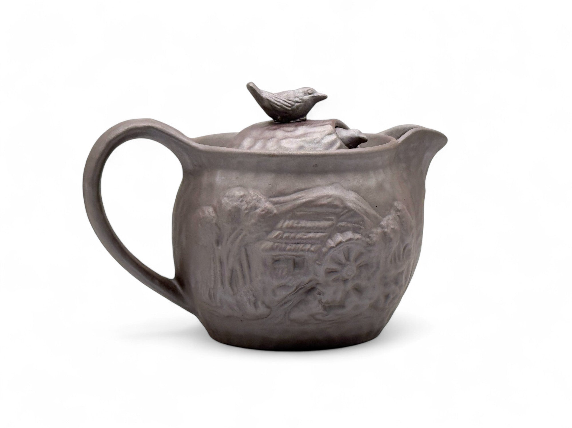 Tori Tobidashi Banko-yaki Kyusu - Japanese Teapot