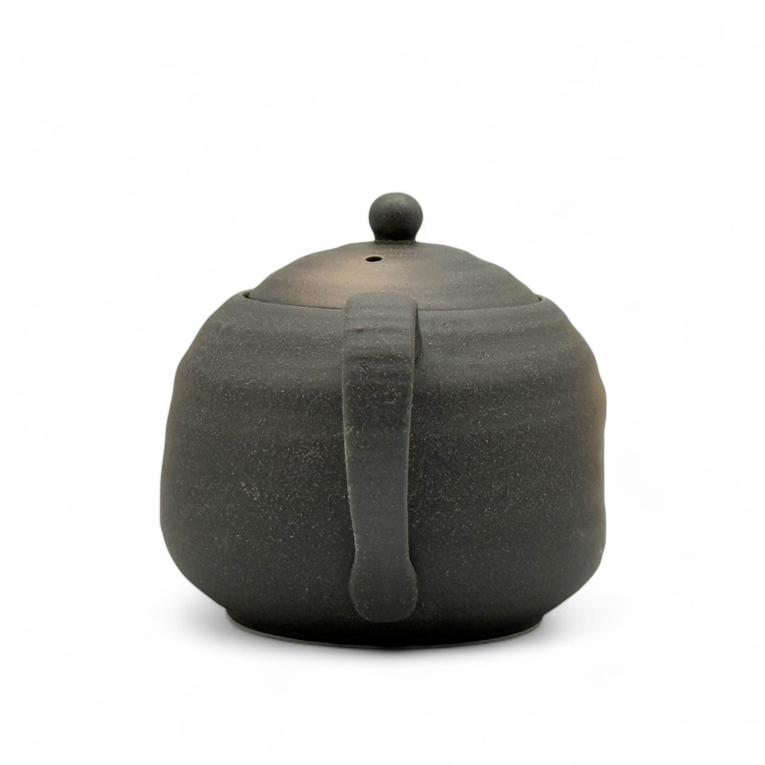 Iga Fukimaru Black Bizen-yaki Kyusu - Japanese Mini Teapot