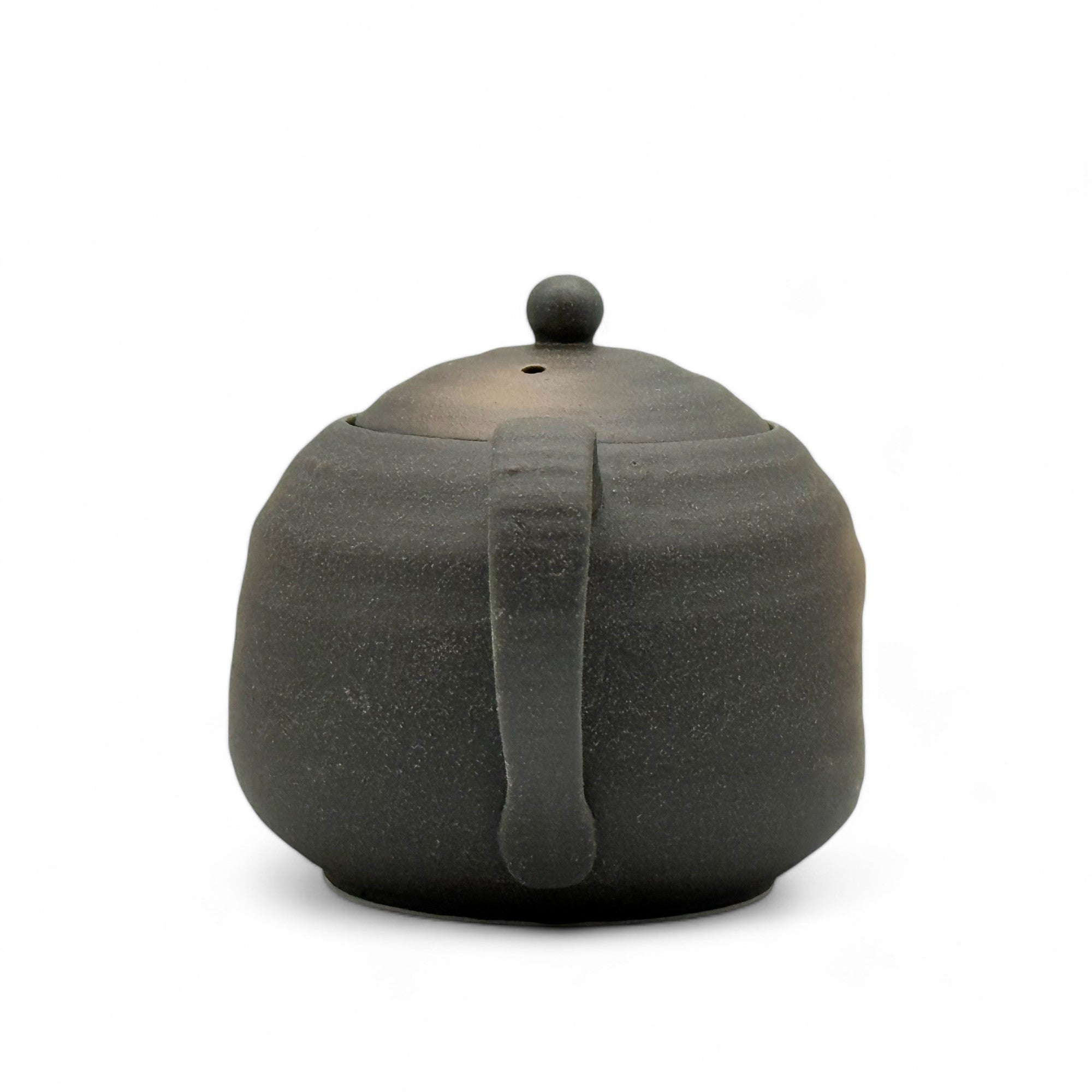 Iga Fukimaru Black Bizen-yaki Kyusu - Japanese Mini Teapot