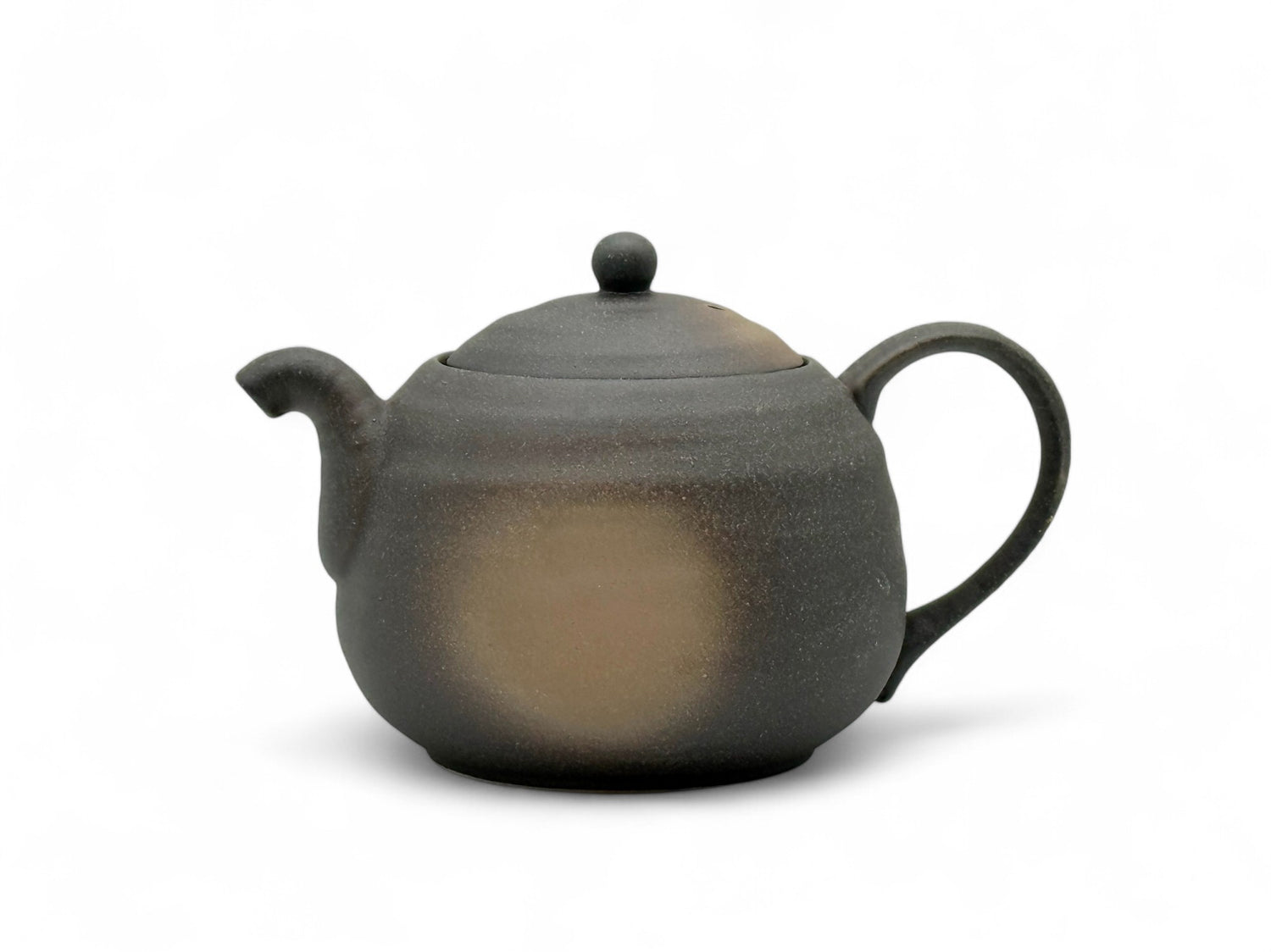 Iga Fukimaru Black Bizen-yaki Kyusu - Japanese Mini Teapot