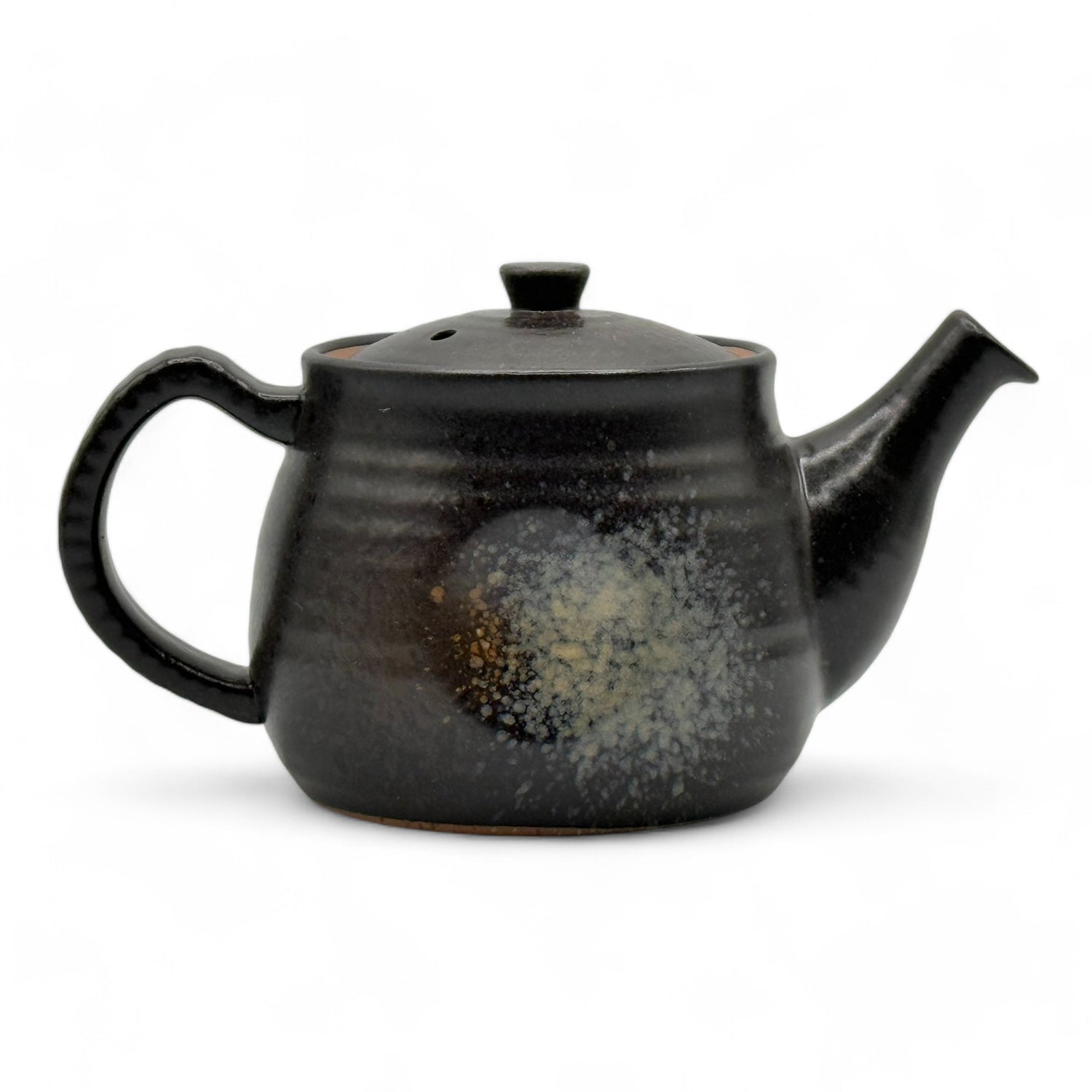 Bizen Fu Black Tokoname-yaki Kyusu  - Japanese Teapot