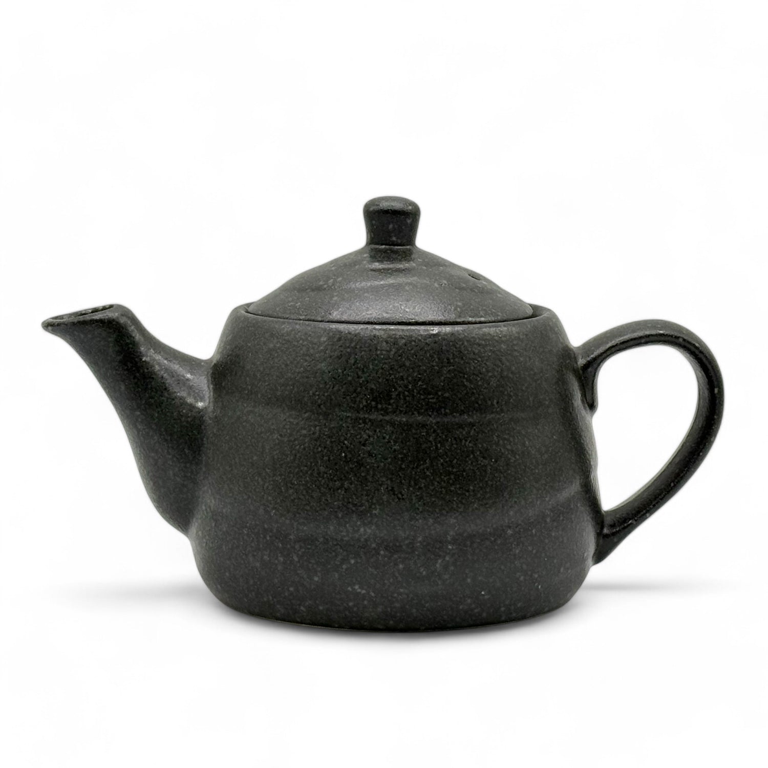 Kuro Kessho Black Tokoname-yaki Kyusu - Japanese Teapot