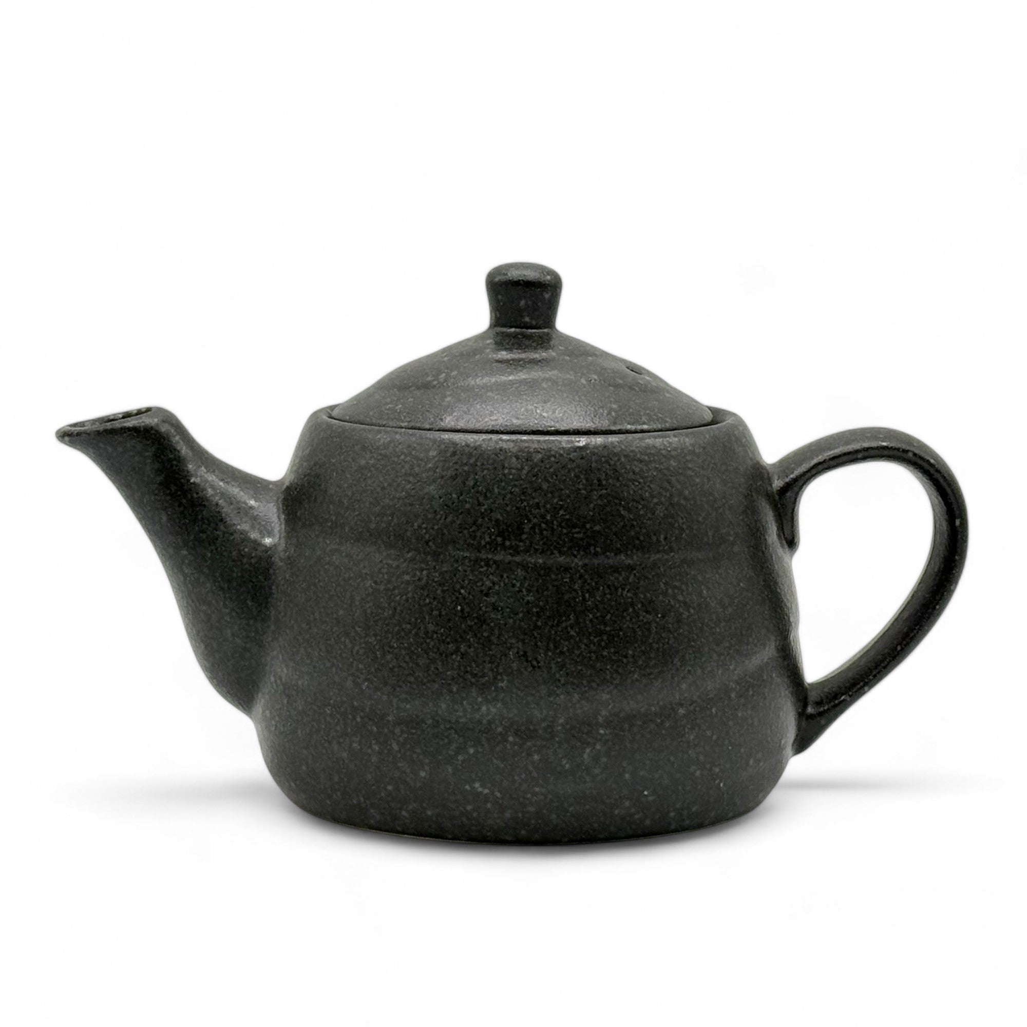 Kuro Kessho Black Tokoname-yaki Kyusu - Japanese Teapot