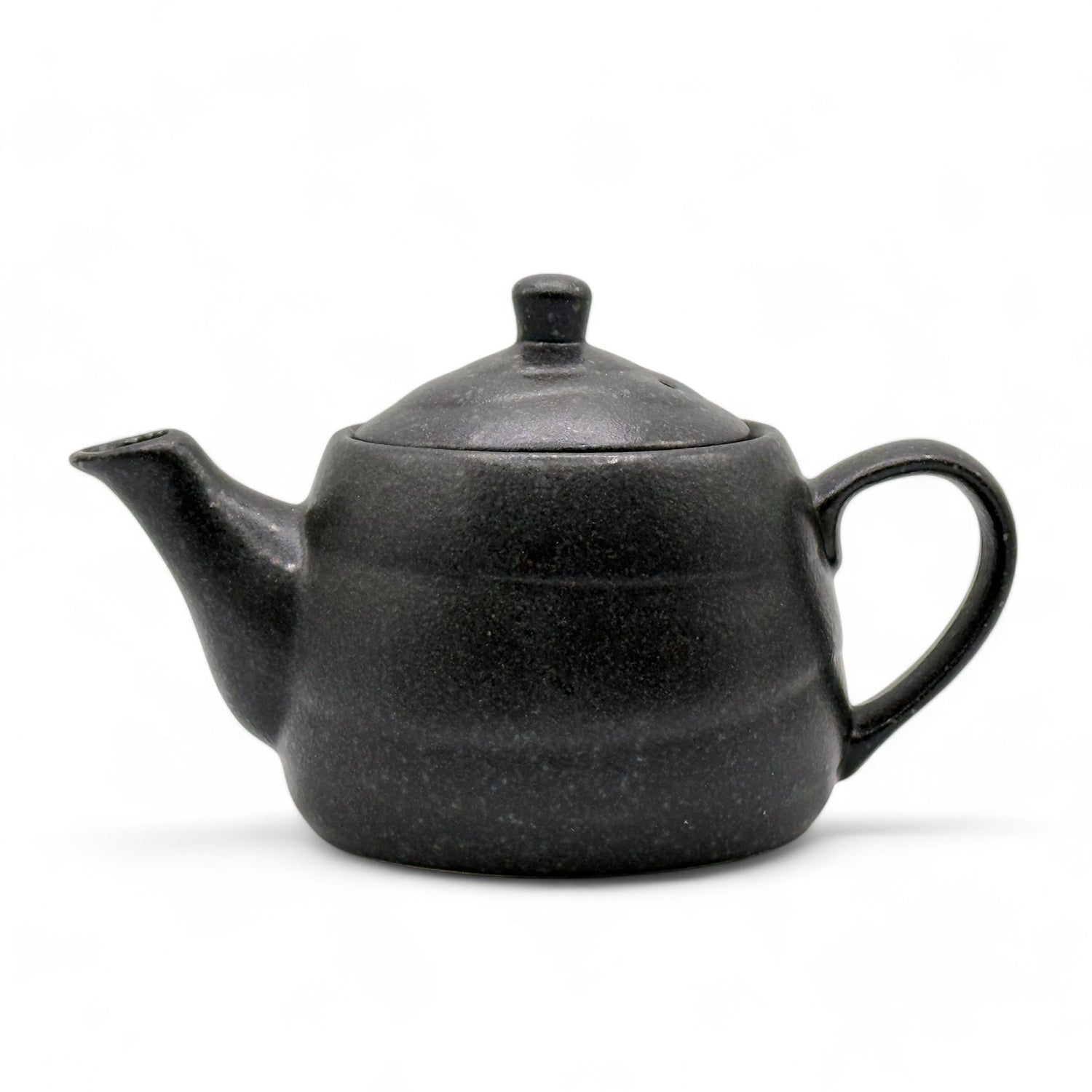 Kuro Kessho Black Tokoname-yaki Kyusu - Japanese Teapot