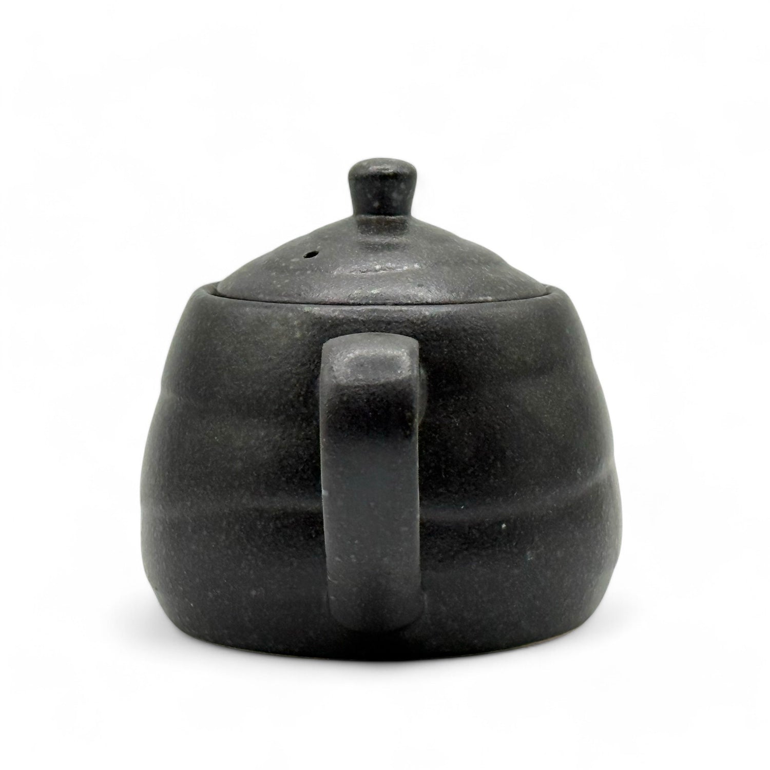 Kuro Kessho Black Tokoname-yaki Kyusu - Japanese Teapot