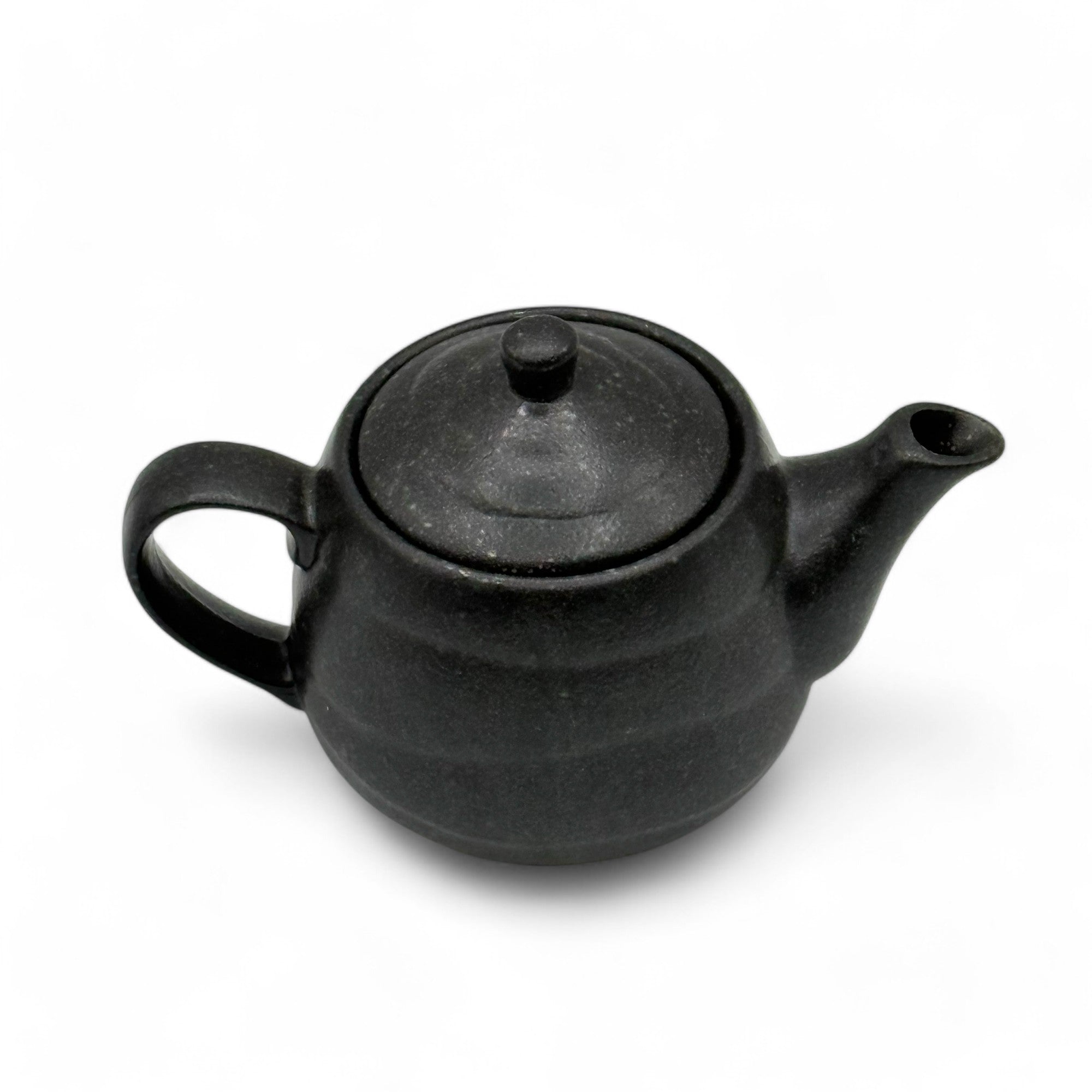 Kuro Kessho Black Tokoname-yaki Kyusu - Japanese Teapot