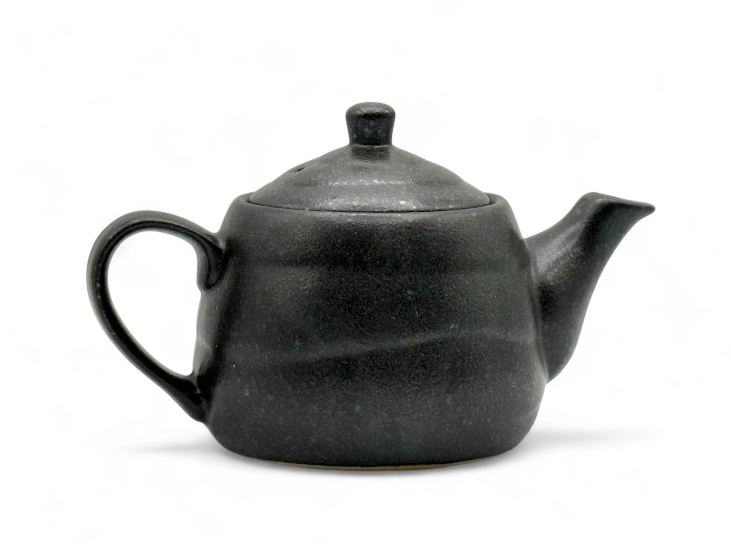 Kuro Kessho Black Tokoname-yaki Kyusu - Japanese Teapot