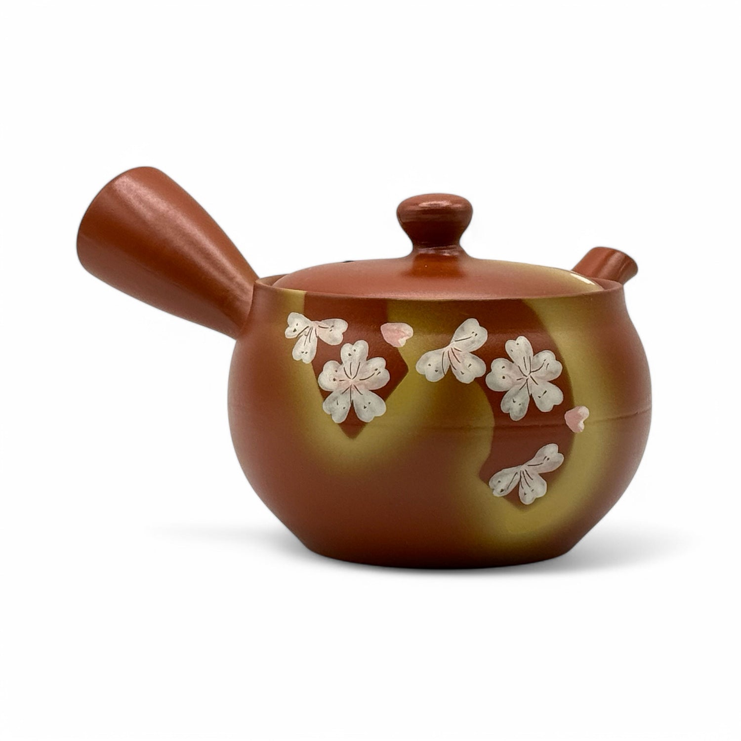 Fusensaku Sakura no Hana Tokoname-yaki Kyusu - Japanese Teapot