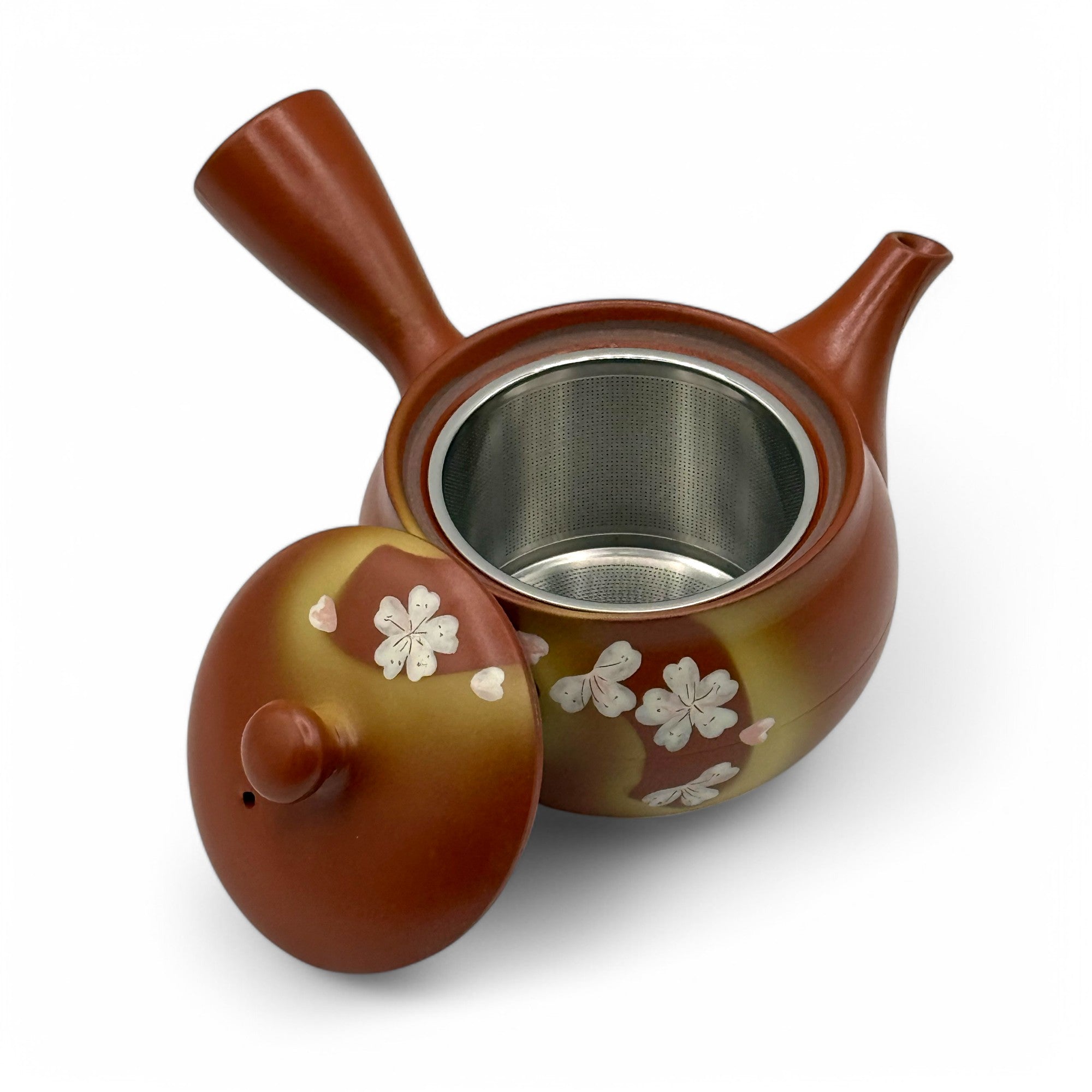Fusensaku Sakura no Hana Tokoname-yaki Kyusu - Japanese Teapot