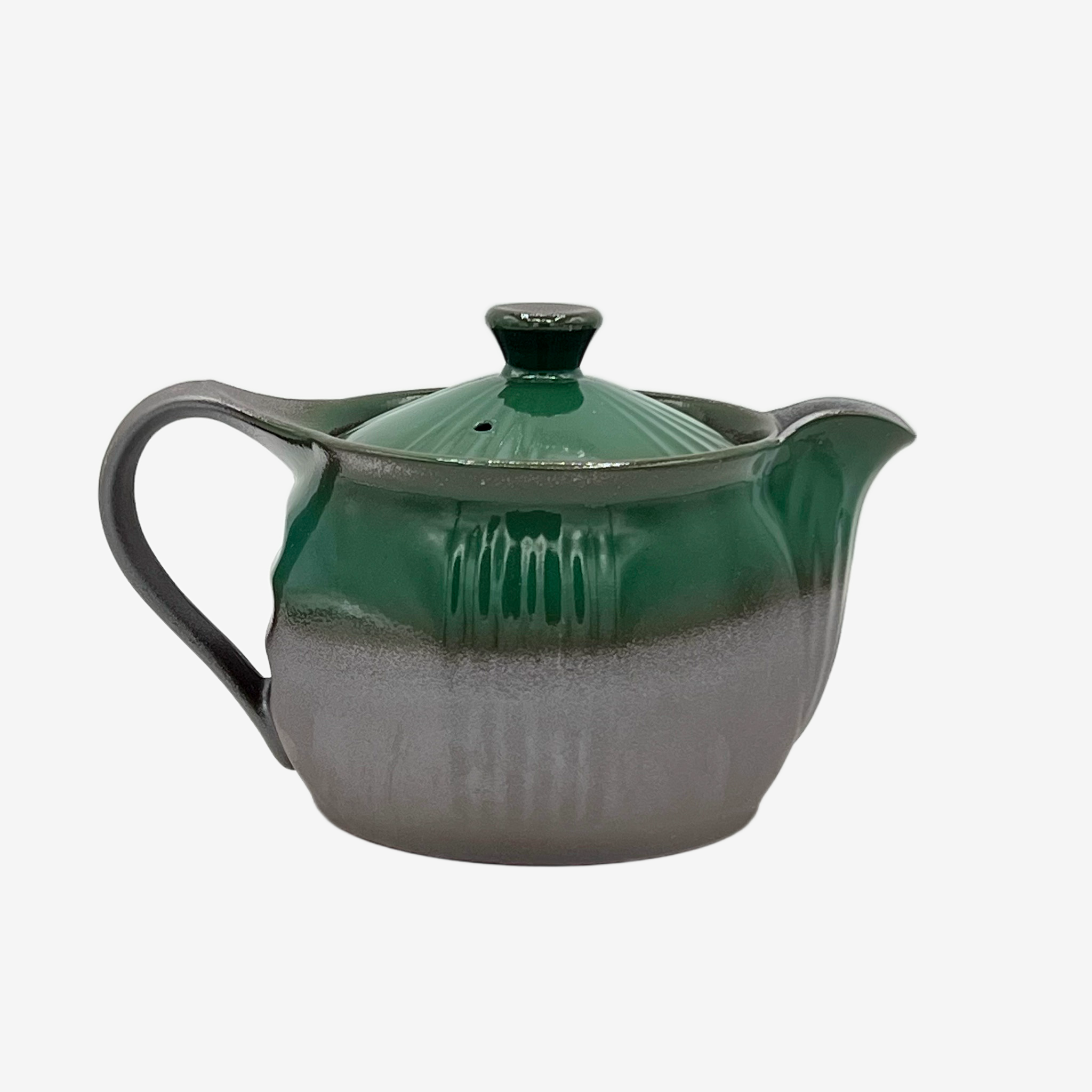 Hisui Green Banko-yaki Kyusu - Japanese Teapot