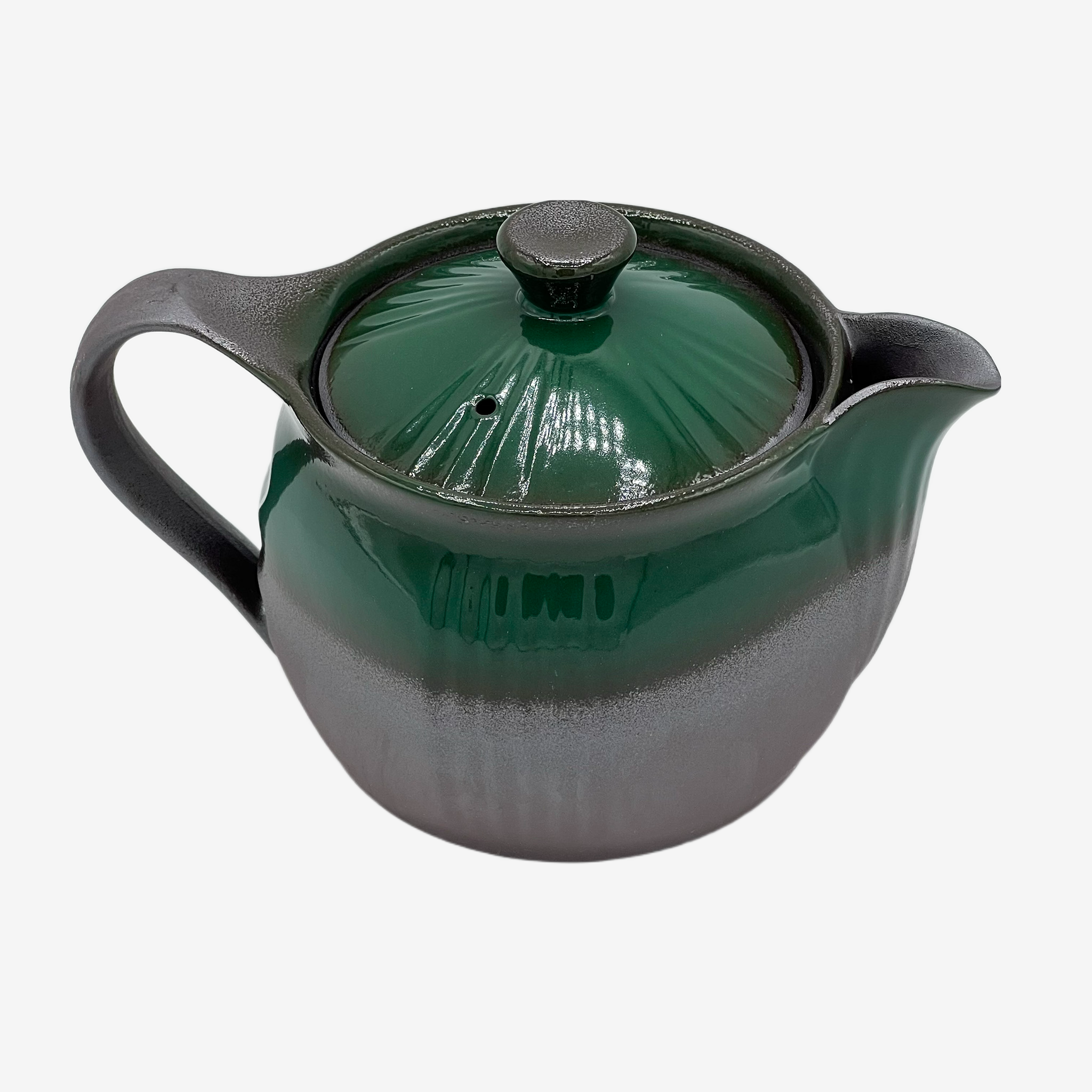 Hisui Green Banko-yaki Kyusu - Japanese Teapot