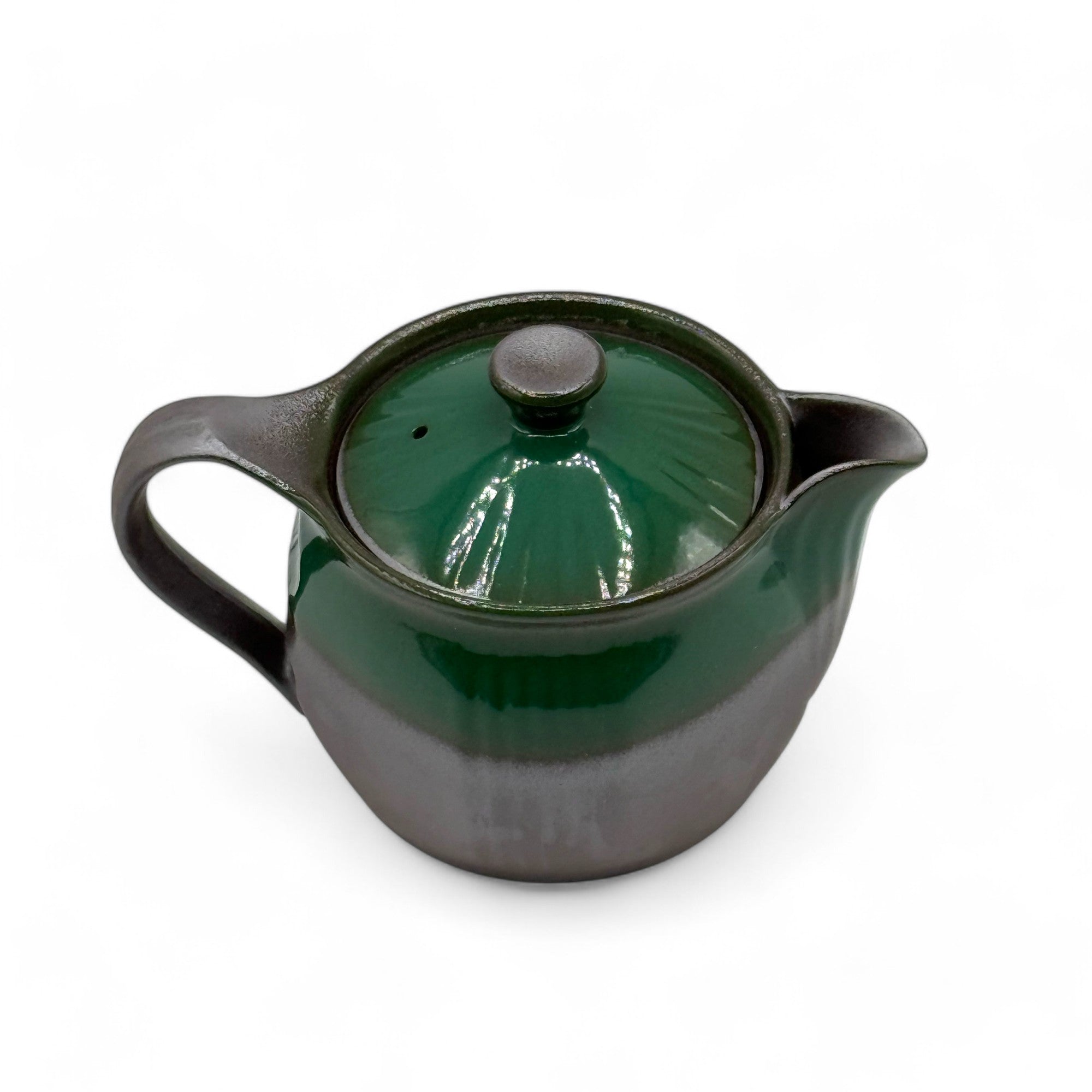 Hisui Green Banko-yaki Kyusu - Japanese Teapot