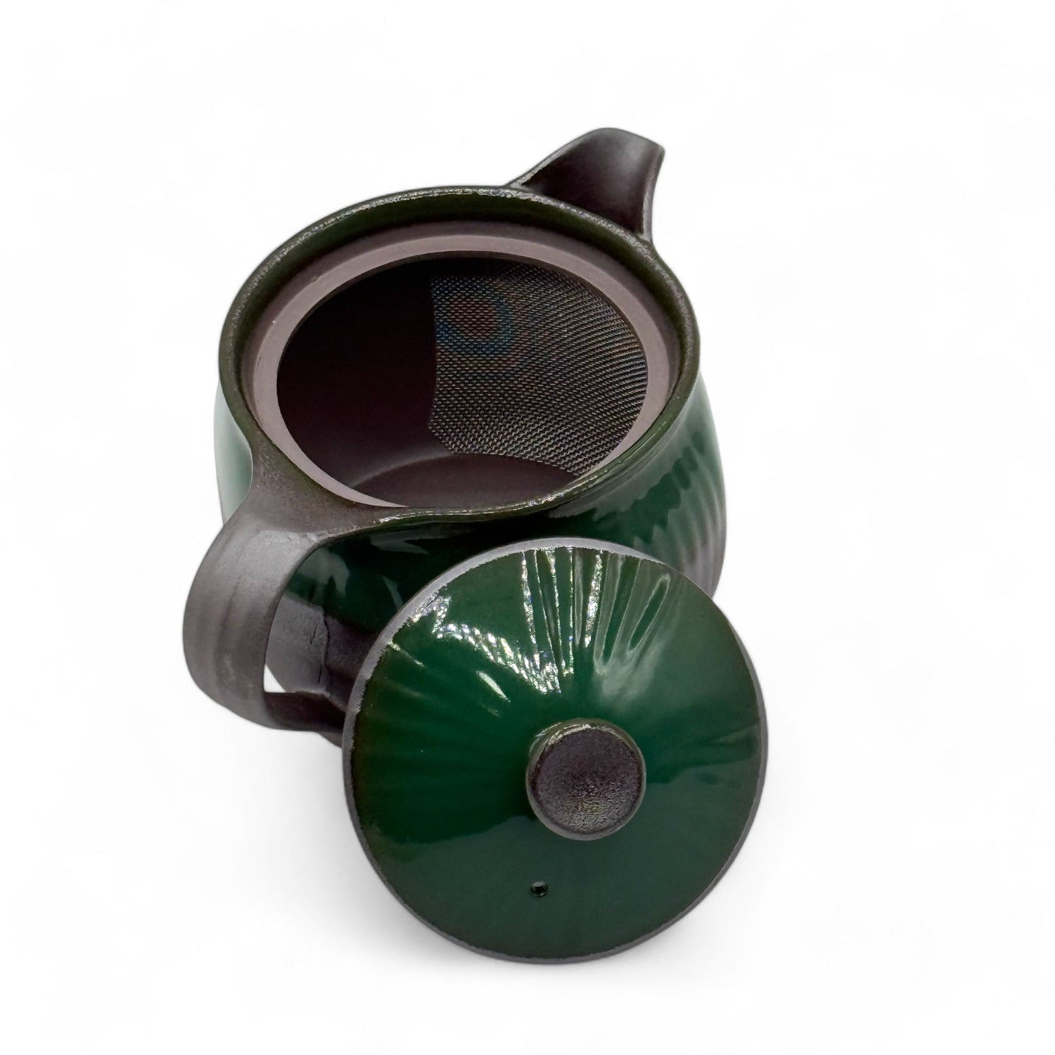 Hisui Green Banko-yaki Kyusu - Japanese Teapot