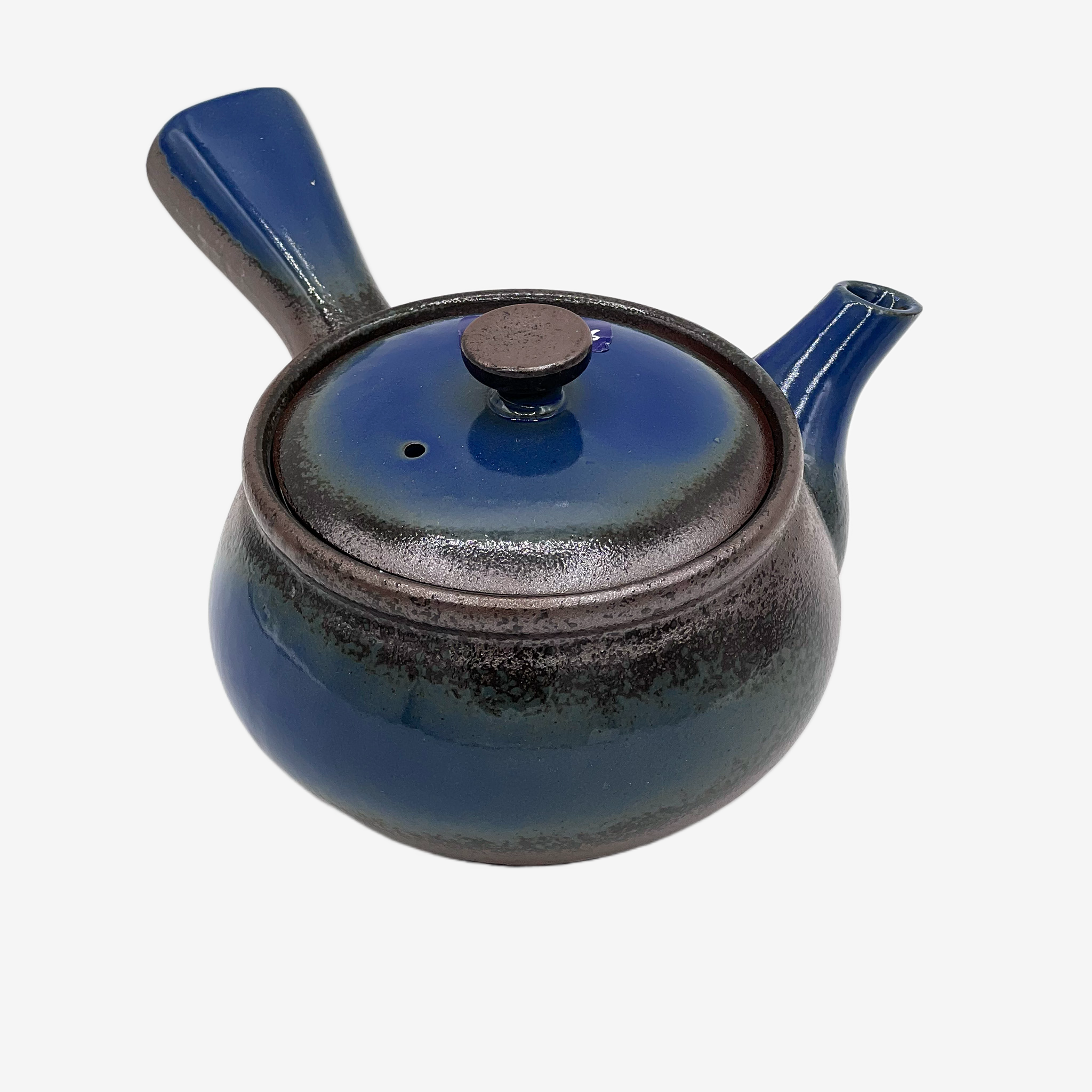 Kaiyo Blue Banko-yaki Kyusu - Japanese Teapot