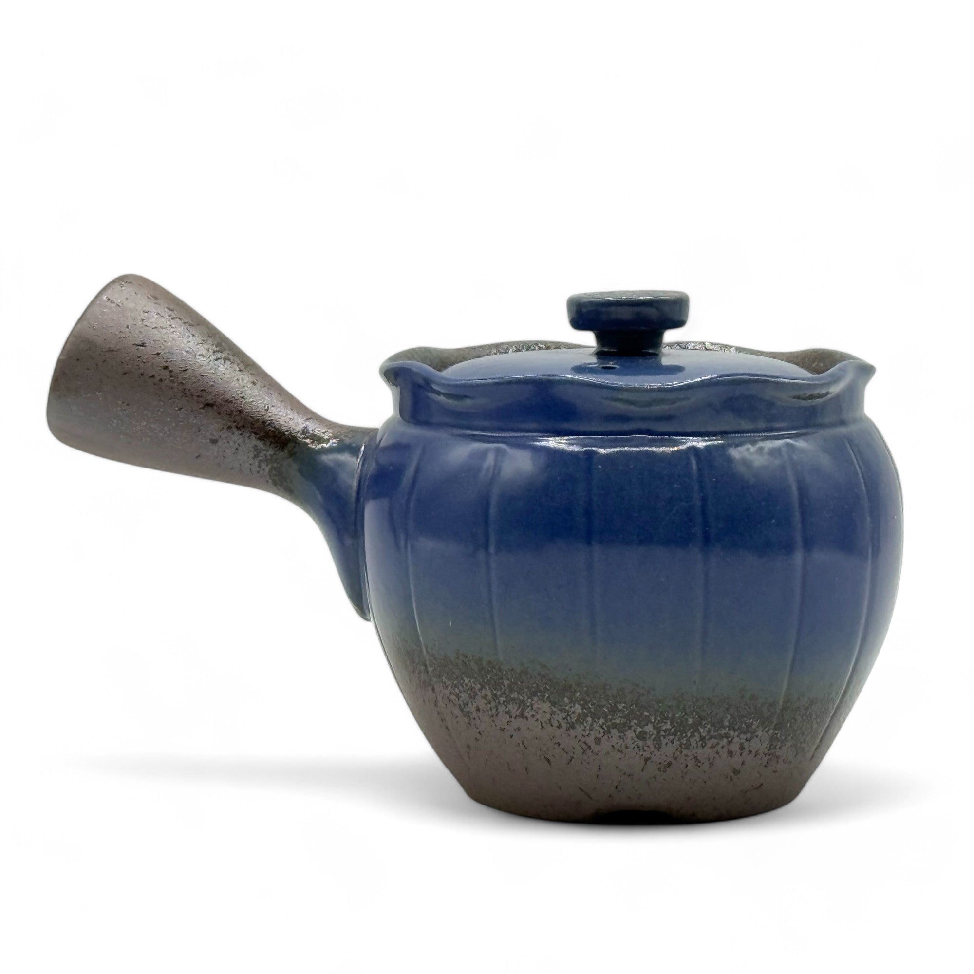 Maruyoshi Toki Blue Banko-yaki Kyusu - Japanese Teapot