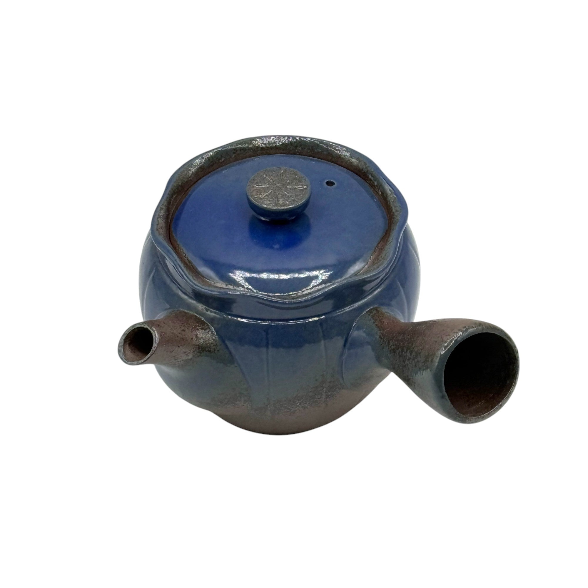 Maruyoshi Toki Blue Banko-yaki Kyusu - Japanese Teapot
