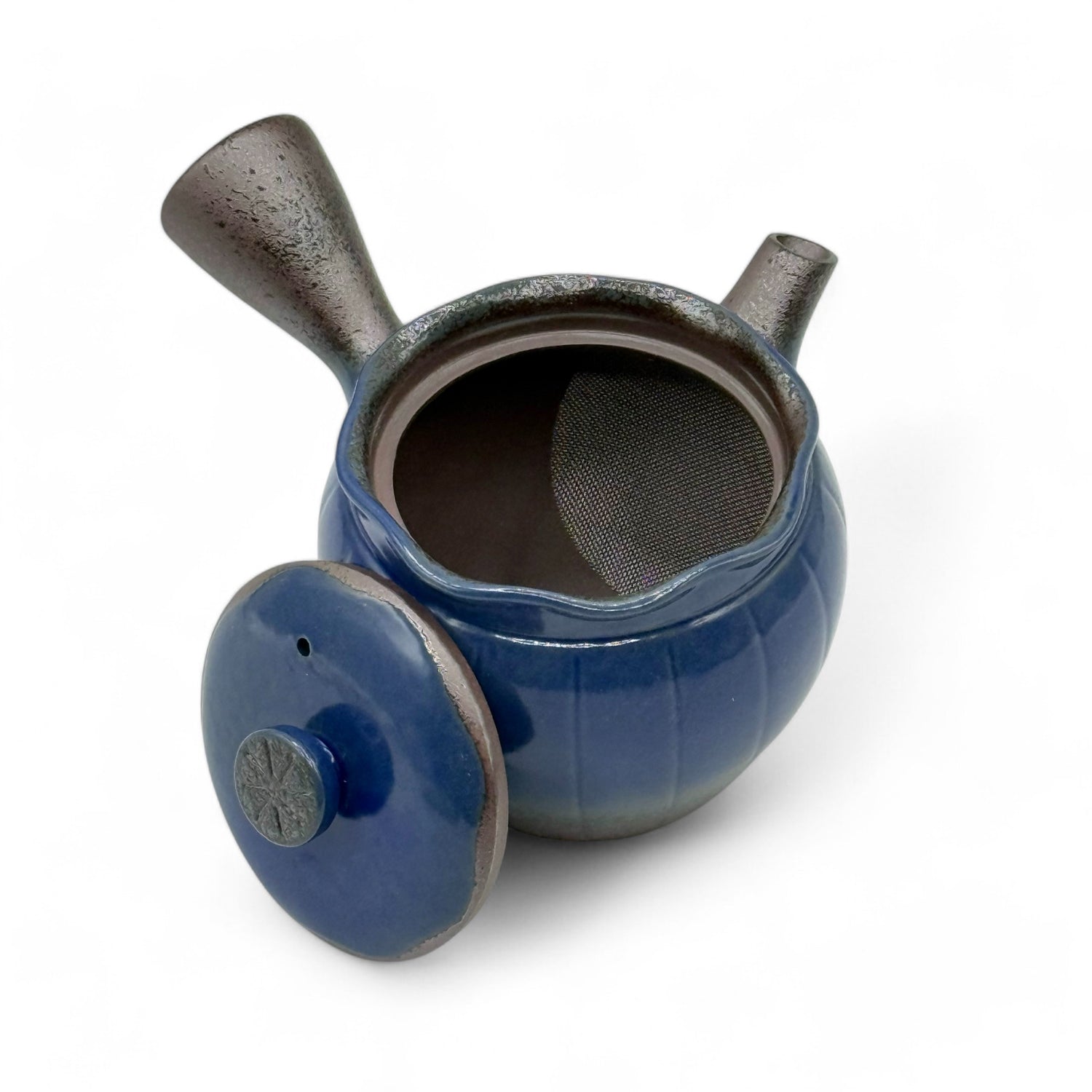 Maruyoshi Toki Blue Banko-yaki Kyusu - Japanese Teapot