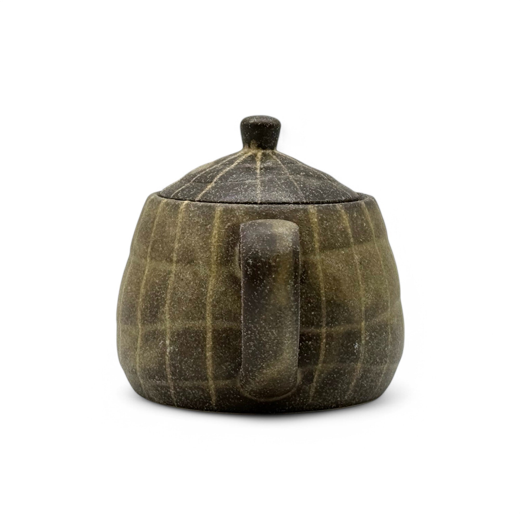 Iga Ash Brown Mino-yaki Kyusu - Japanese Teapot
