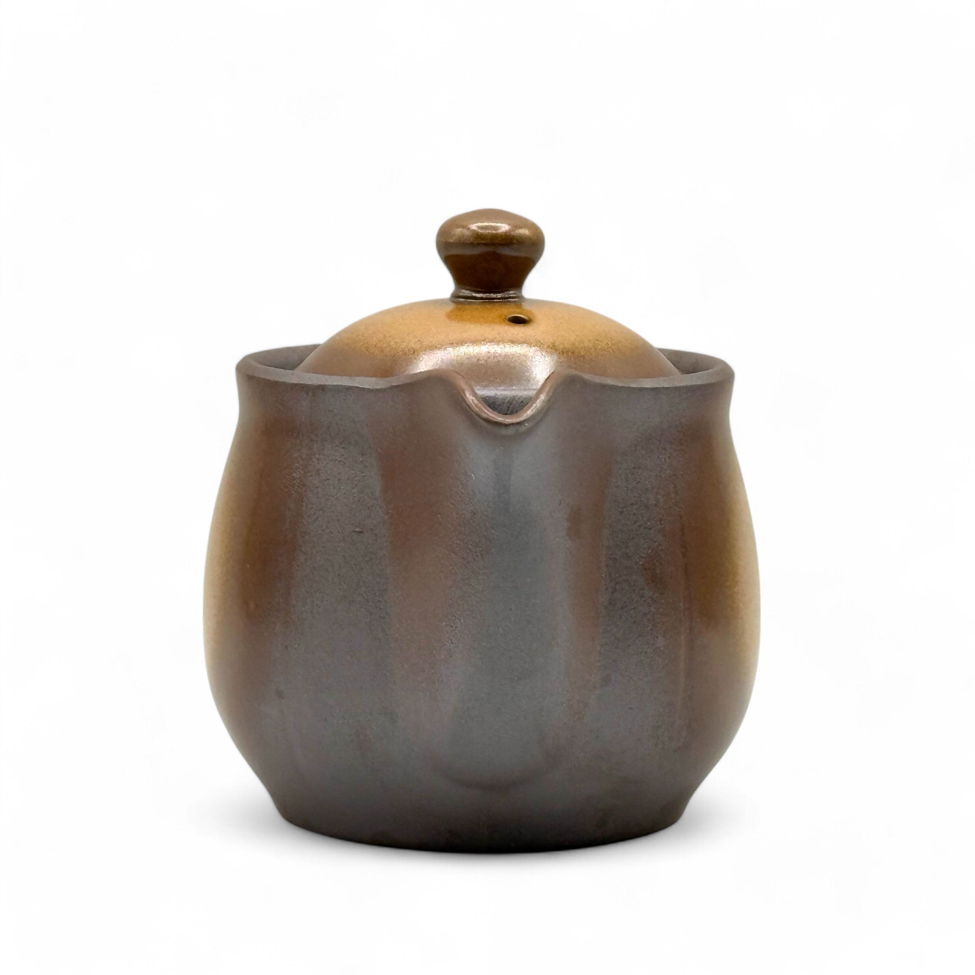 Mirai Brown Banko-yaki Kyusu - Japanese Teapot