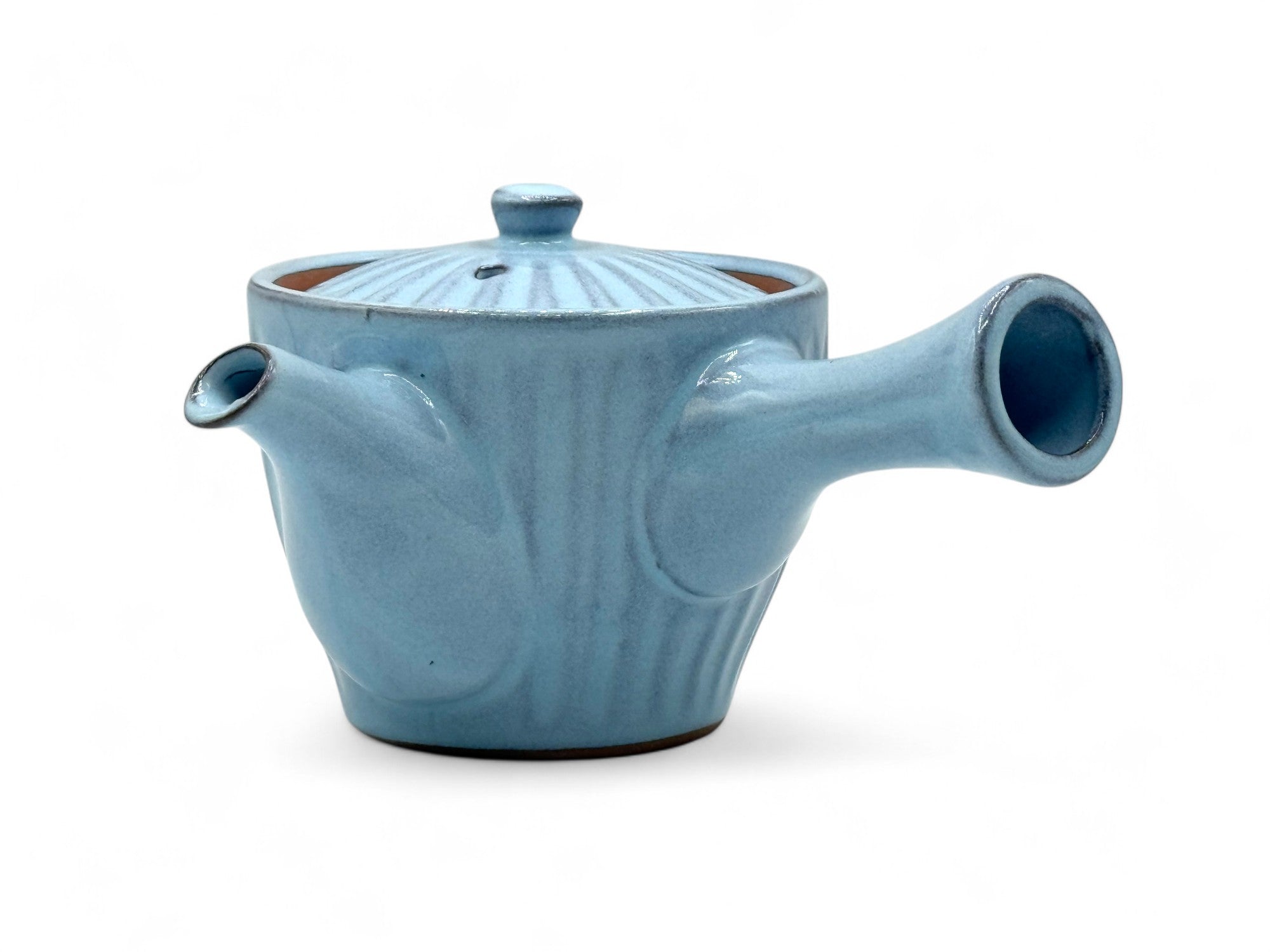 Hitugama Blue Tokoname-yaki Kyusu - Japanese Teapot