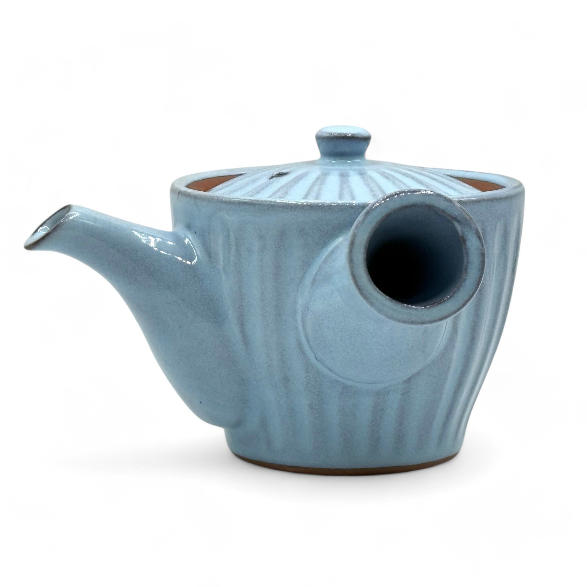 Hitugama Blue Tokoname-yaki Kyusu - Japanese Teapot