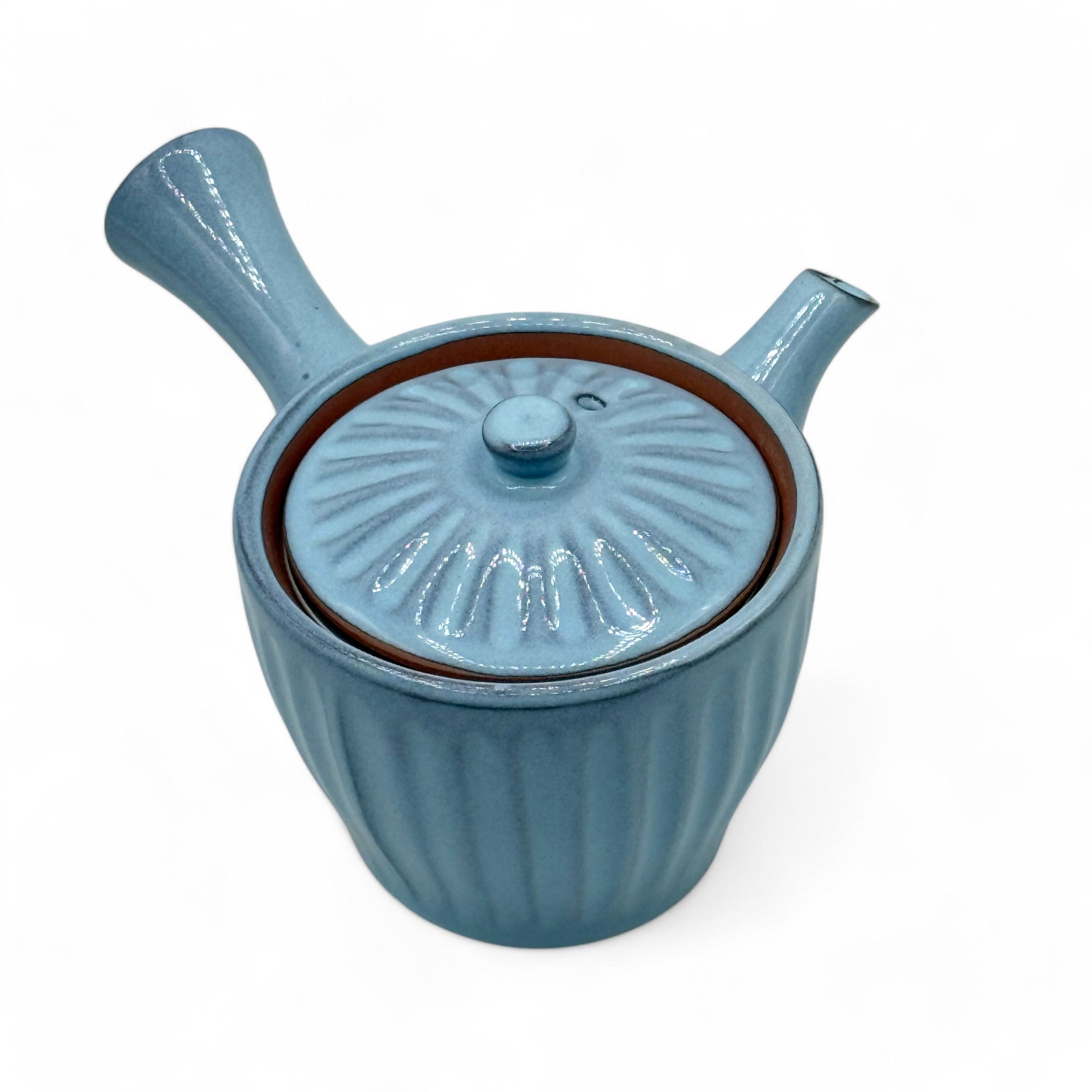 Hitugama Blue Tokoname-yaki Kyusu - Japanese Teapot