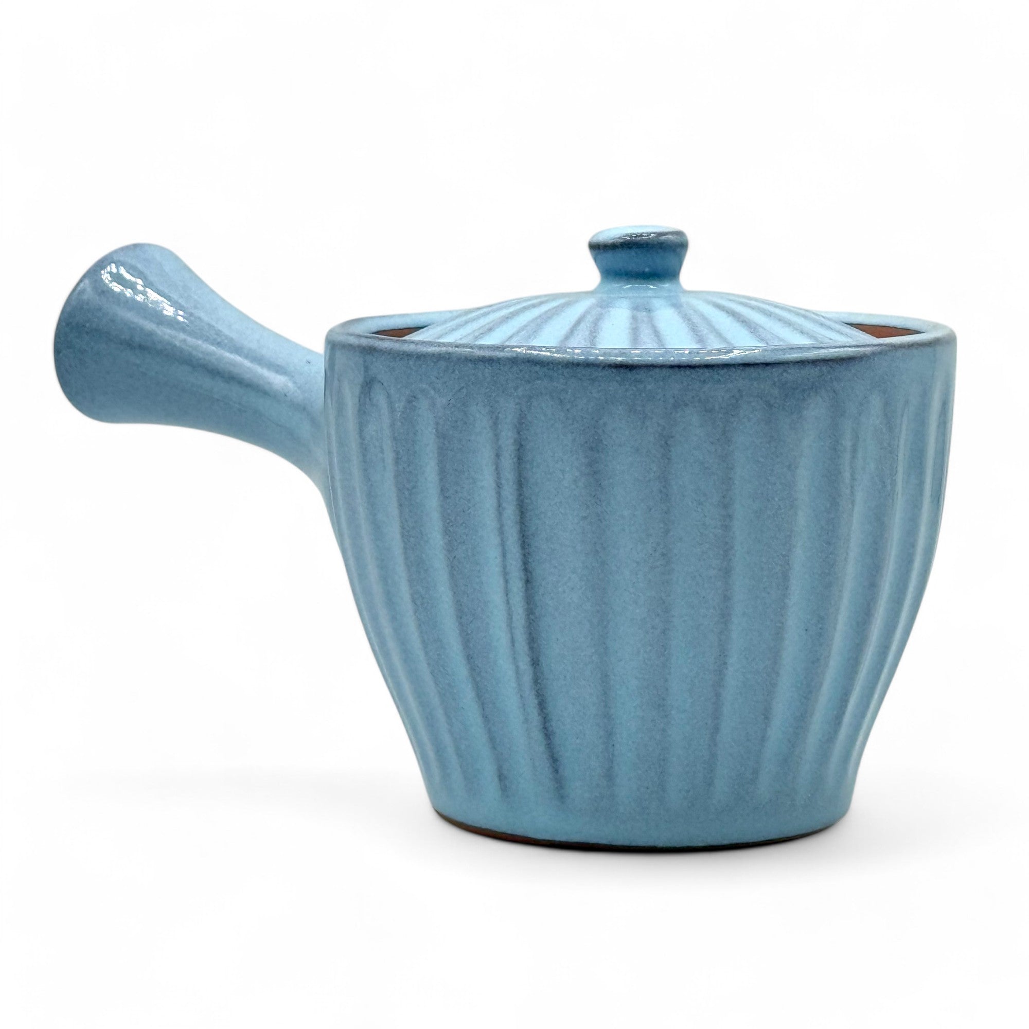 Hitugama Blue Tokoname-yaki Kyusu - Japanese Teapot