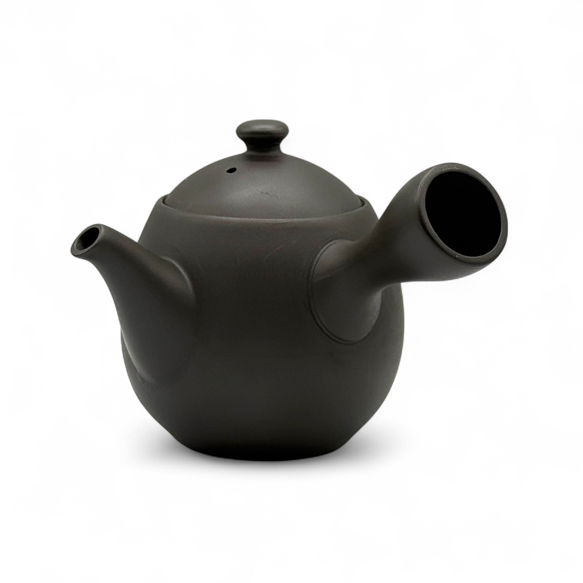 Fusensaku Kuro Usagi Black Tokoname-yaki Kyusu - Japanese Teapot