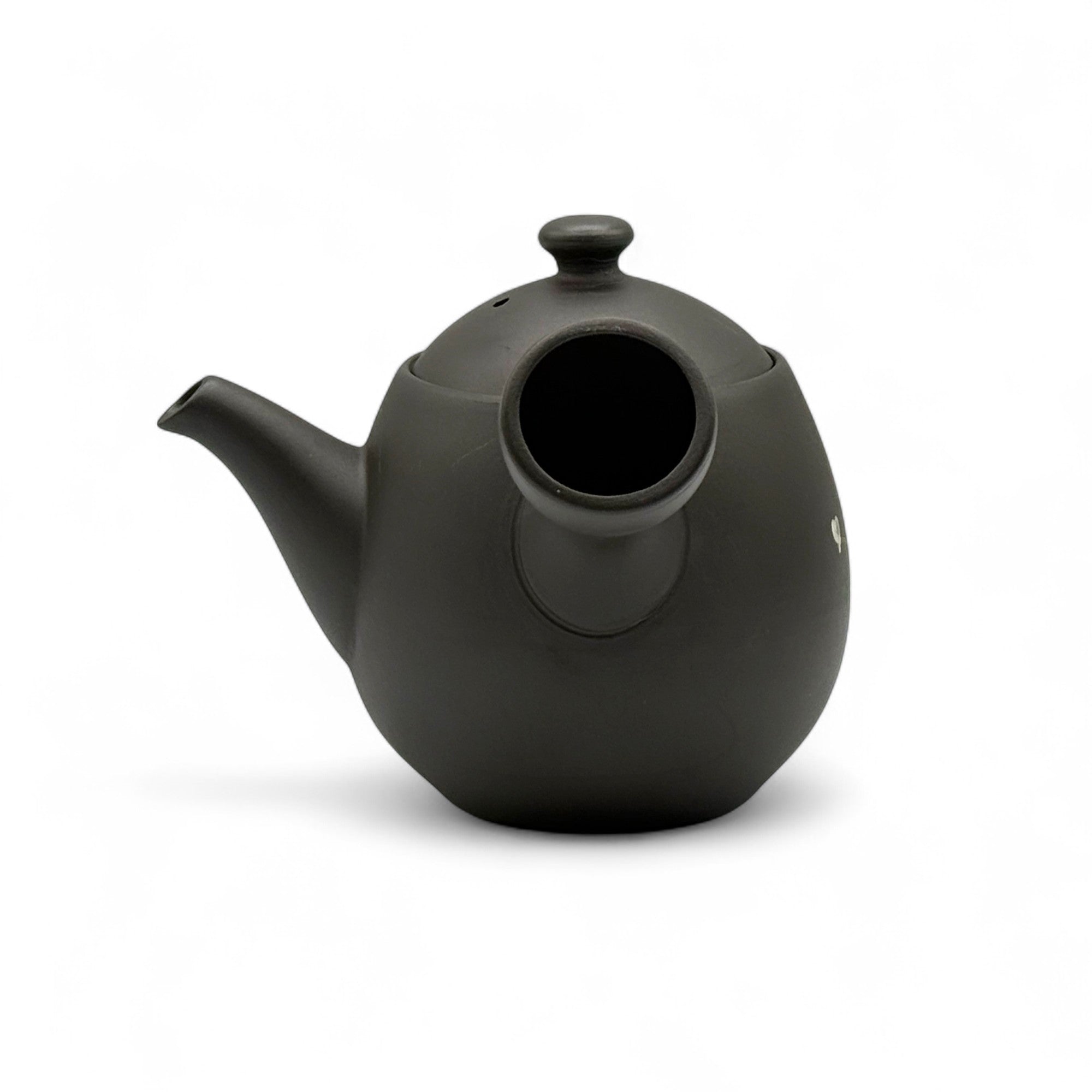 Fusensaku Kuro Usagi Black Tokoname-yaki Kyusu - Japanese Teapot