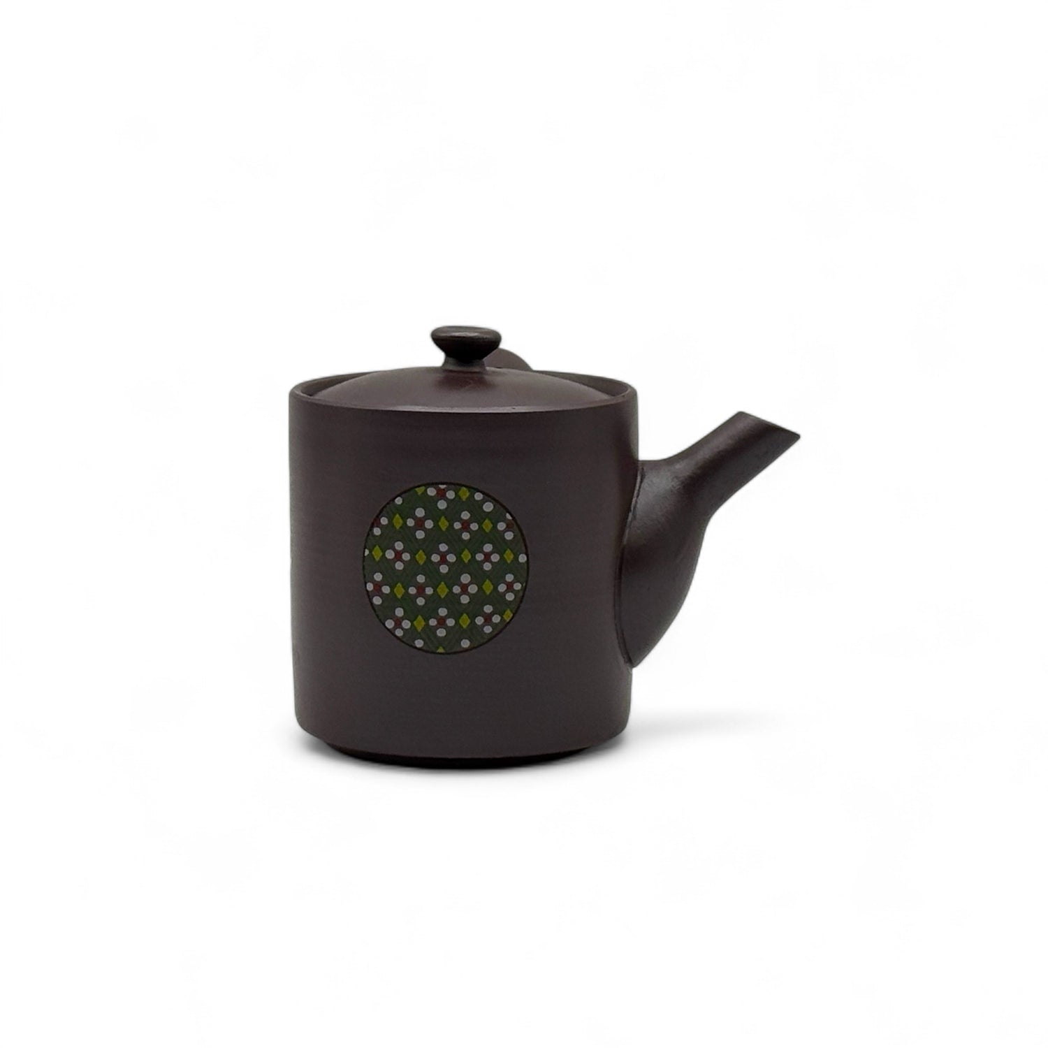 Kiritate Yuzen Banko-yaki Mini Kyusu - Japanese Mini Teapot