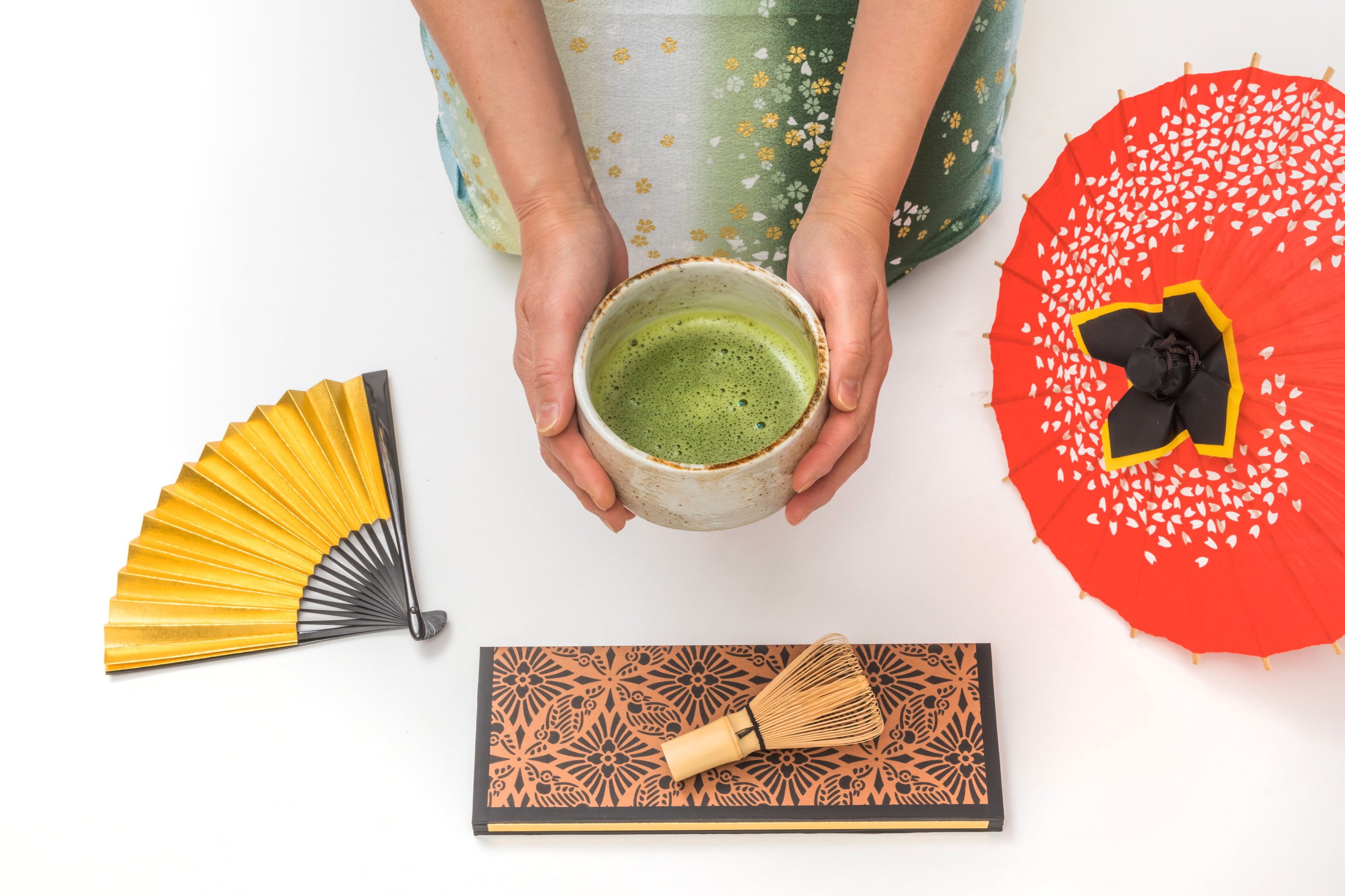 Yoshino White Mino-yaki Chawan - Japanese Matcha Bowl