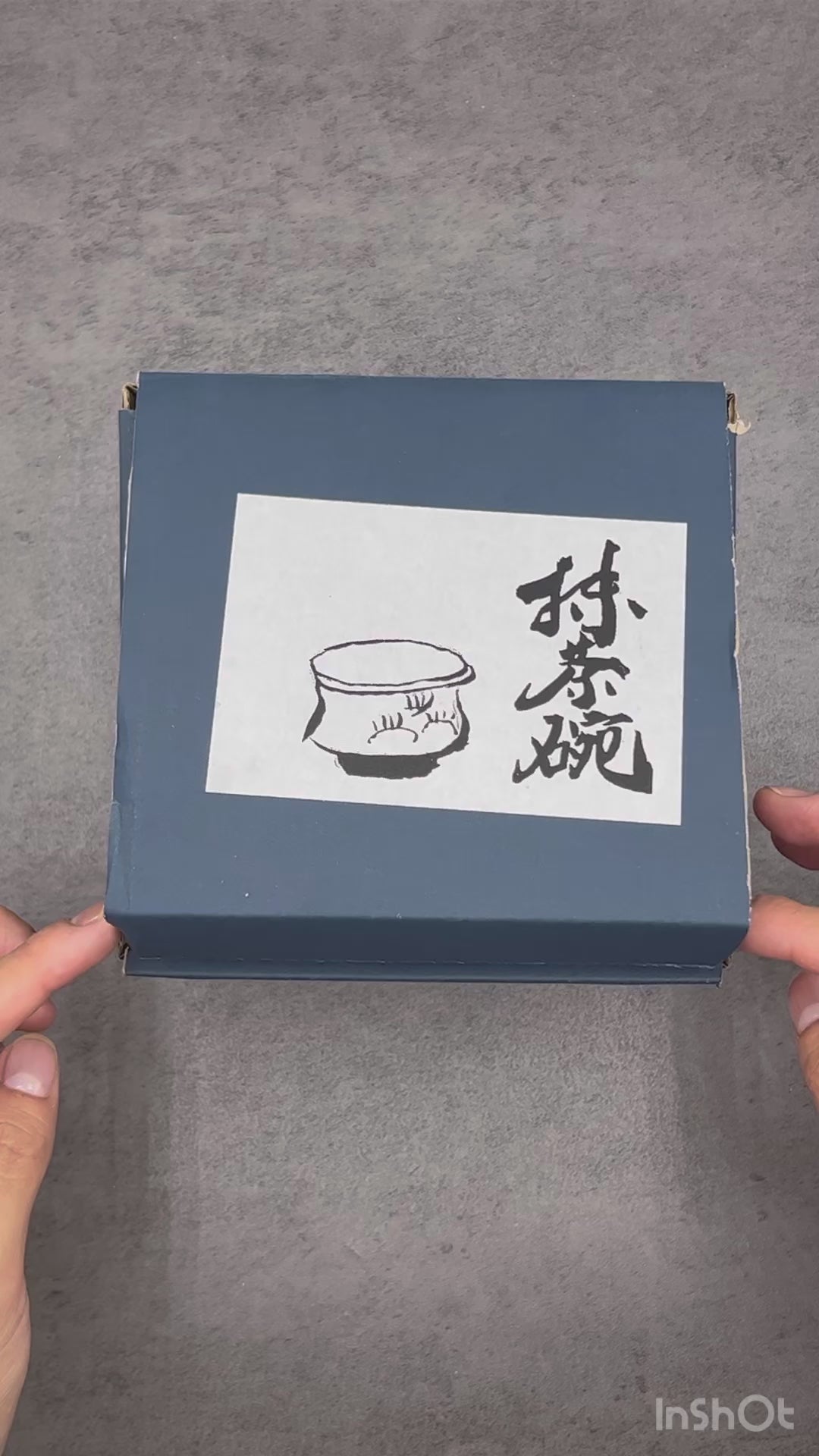 Buronzu Red Mino-yaki Chawan - Japanese Matcha Bowl