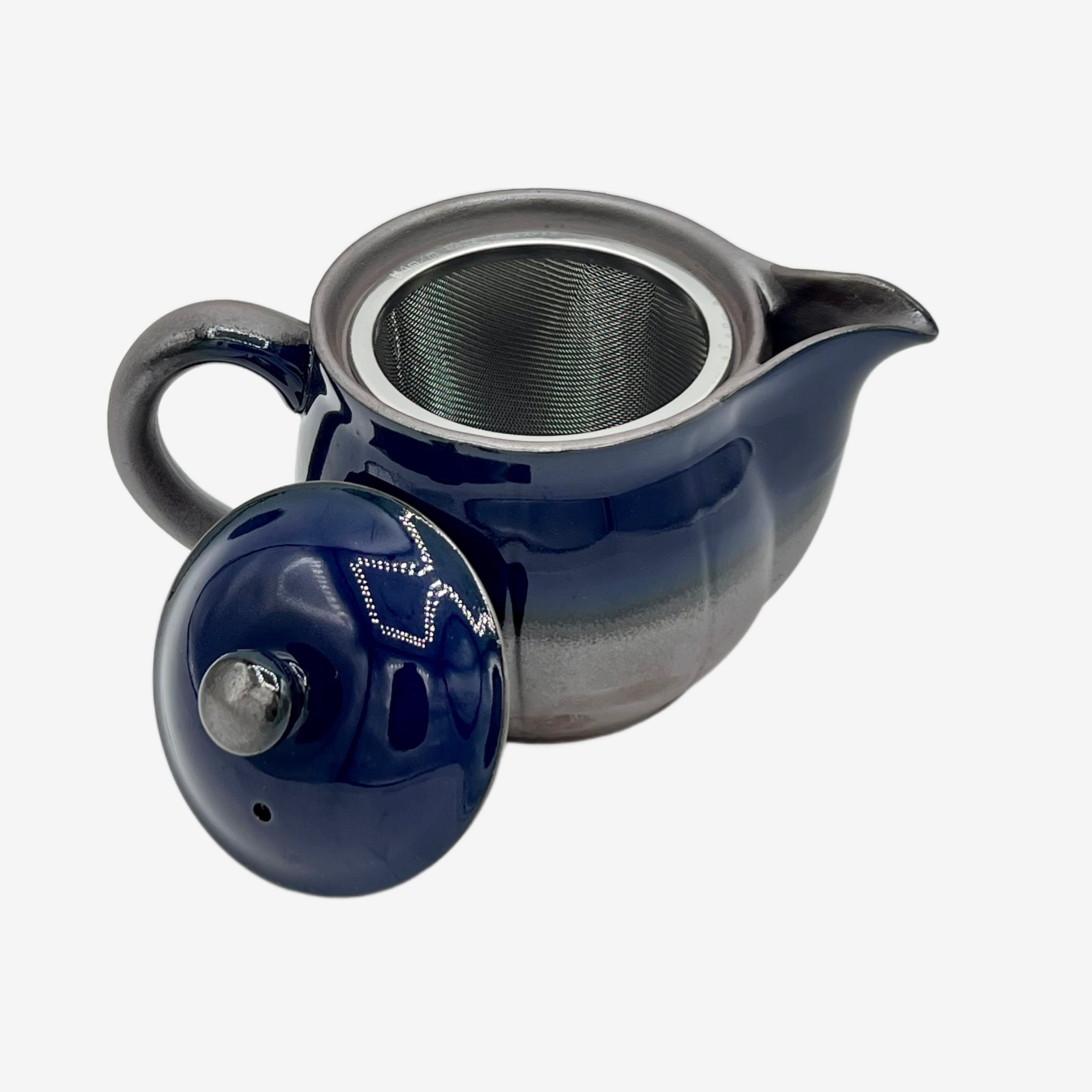 Midnight Blue Kyusu - Japanese Teapot Teaware Inoue Tea