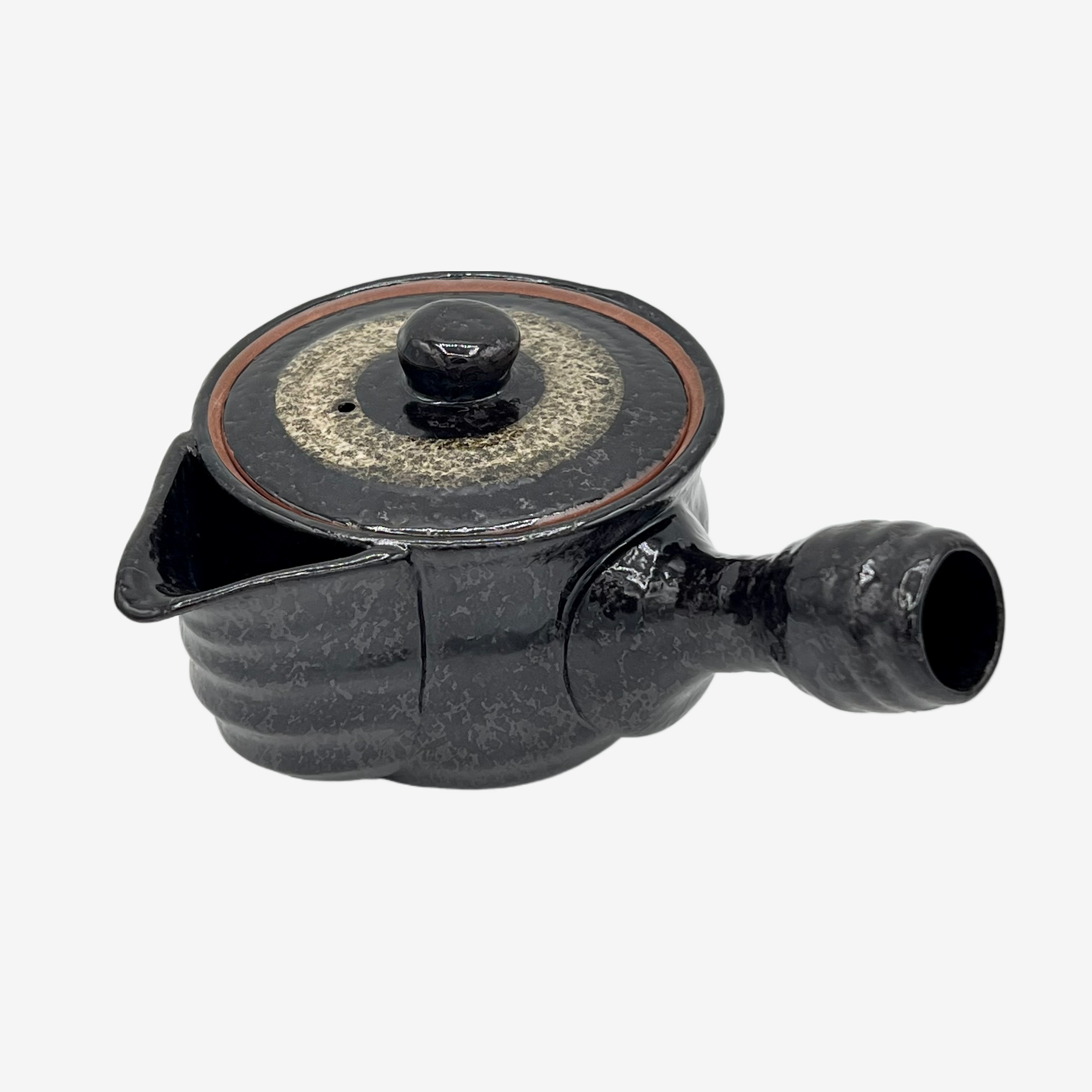 Shiro Hirokuchi Brown Kyusu - Japanese Teapot Teaware Inoue Tea