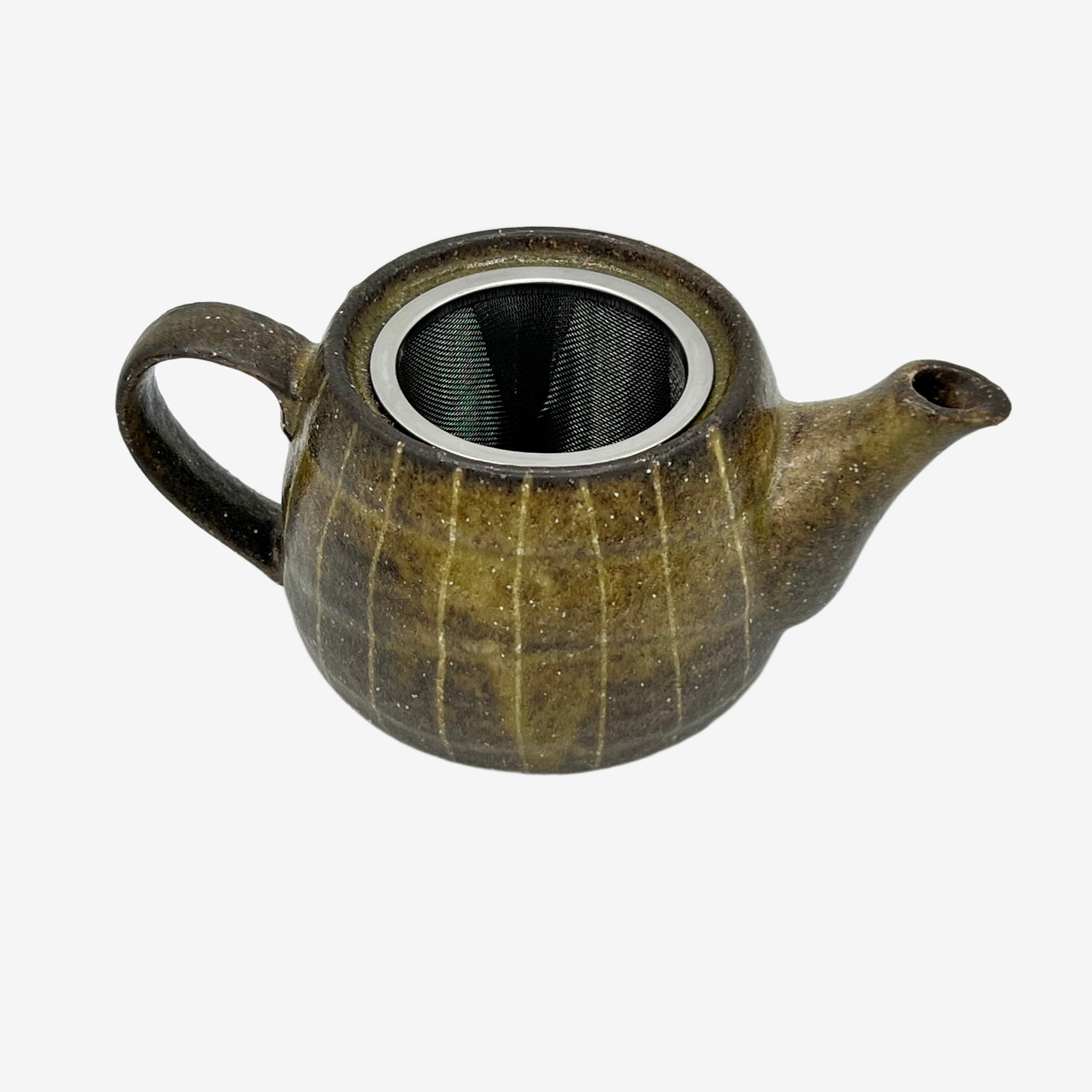 Iga Tokusa Brown Kyusu - Japanese Teapot Teaware Inoue Tea