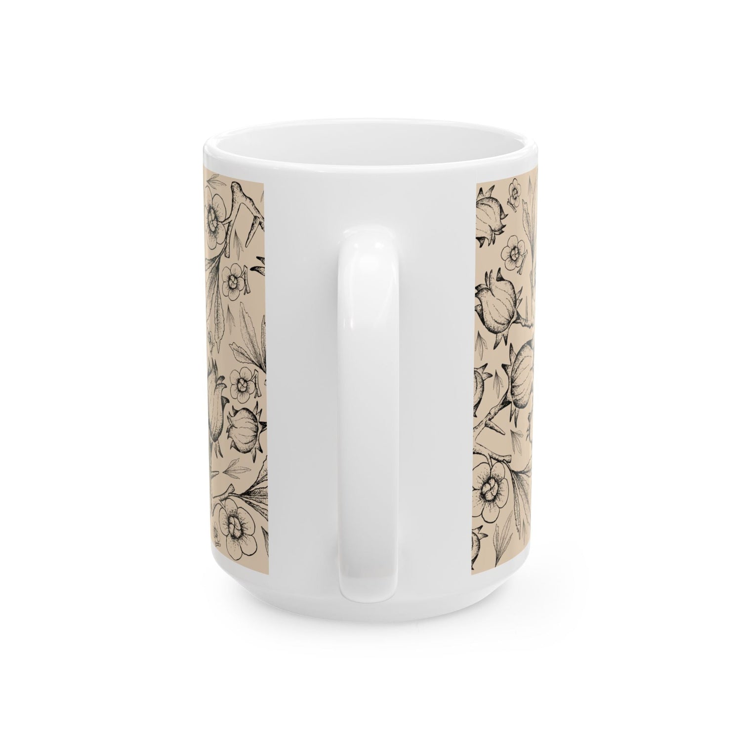 Japanese UKIYO Design Ceramic Mug