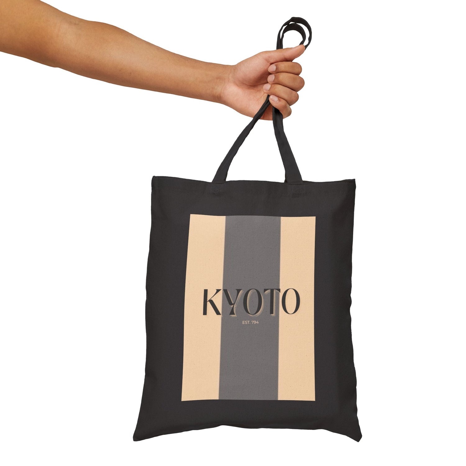 KYOTO Cotton Canvas Tote Bag - Global Nomad Edition