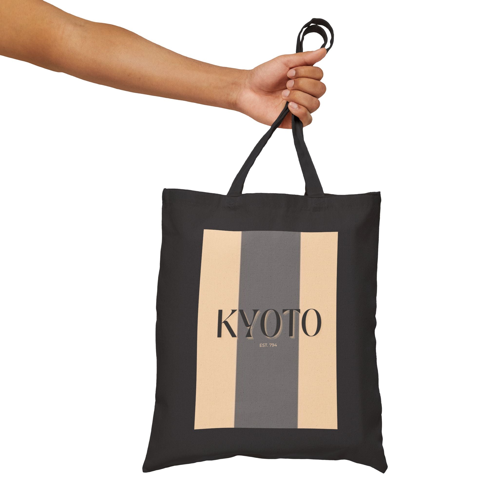 KYOTO Cotton Canvas Tote Bag - Global Nomad Edition
