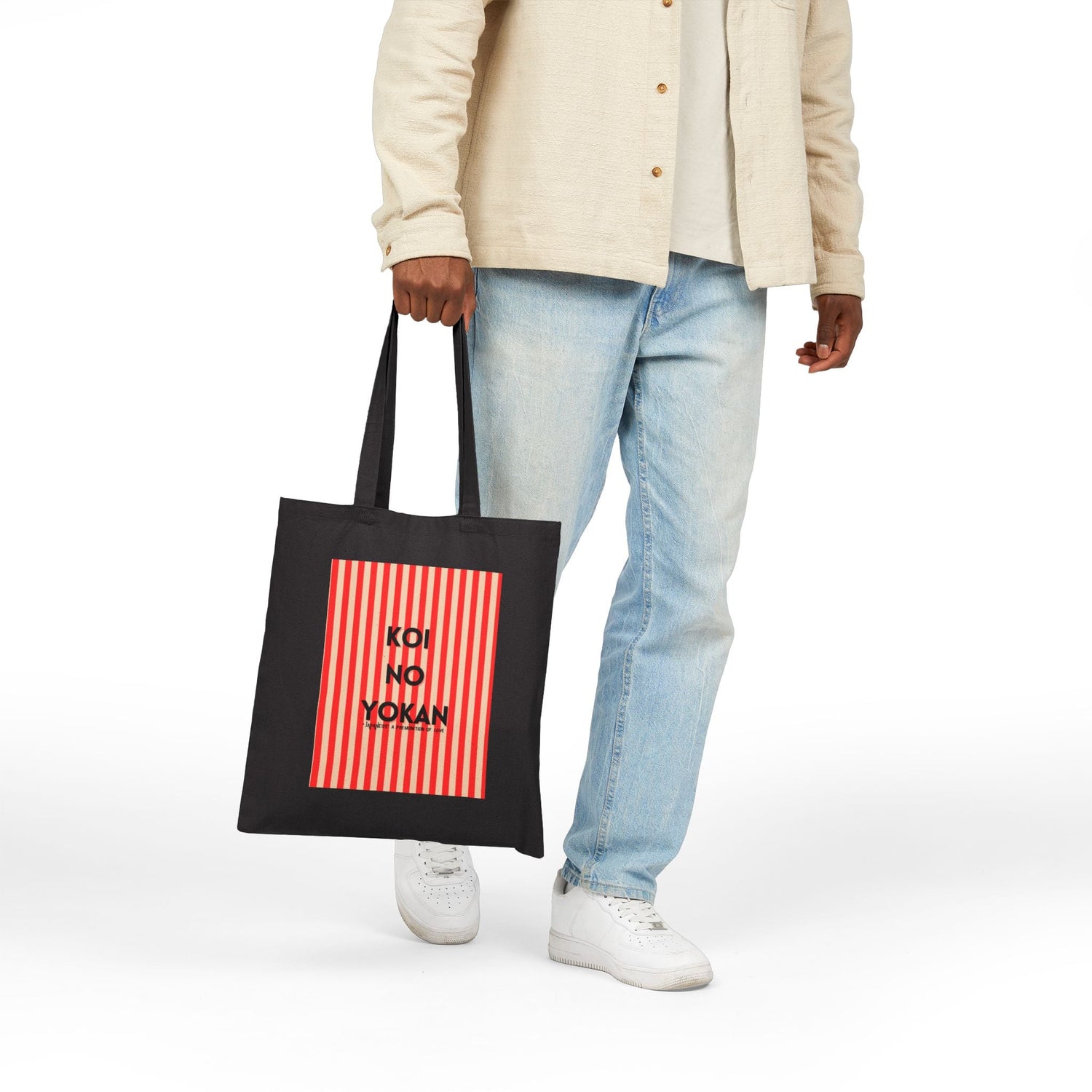 Japanese Style Canvas Tote Bag - Koi No Yokan