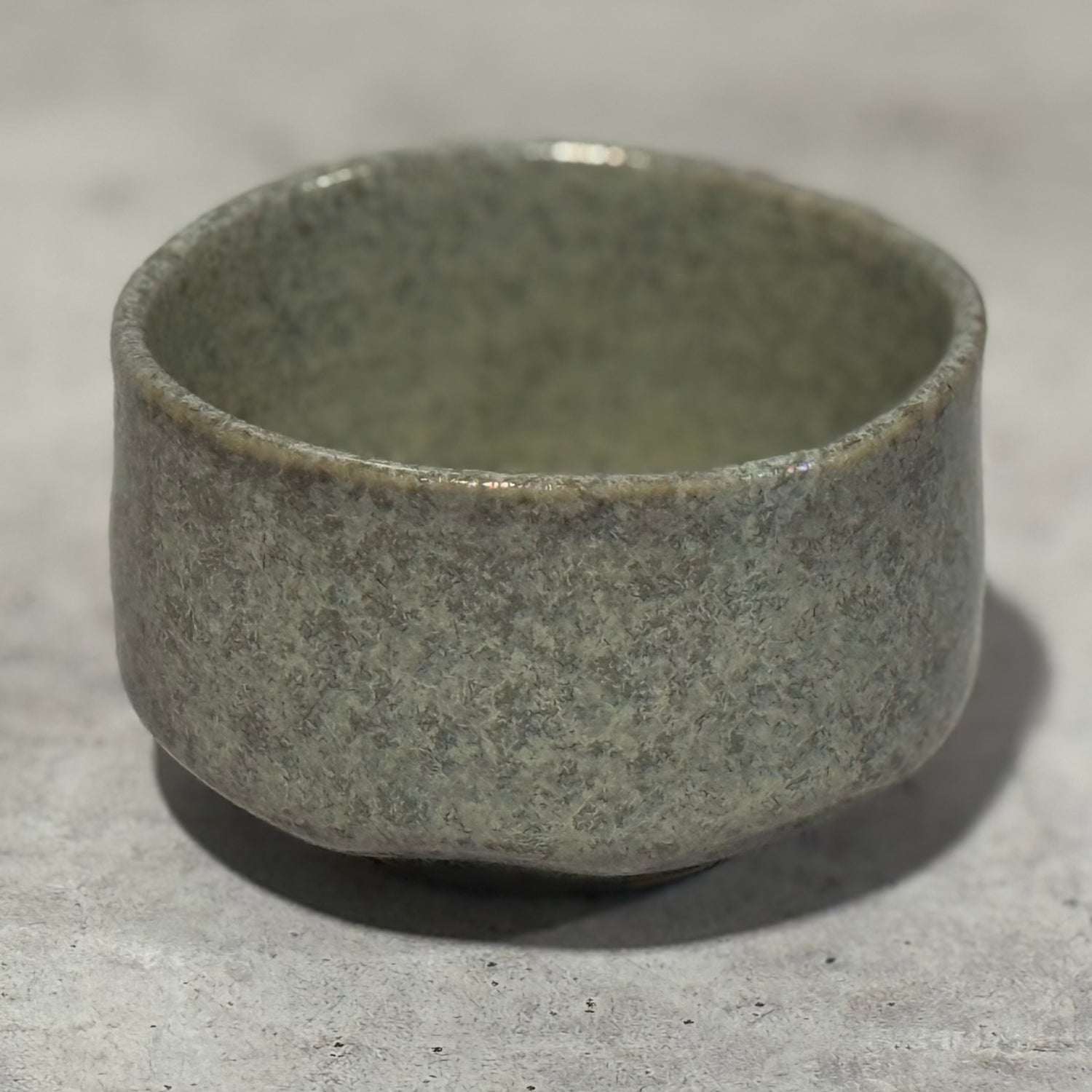 Oboro Gray Mino-yaki Chawan - Japanese Matcha Bowl