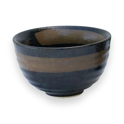 Dark Brown Glaze Ceramic Matcha Bowl