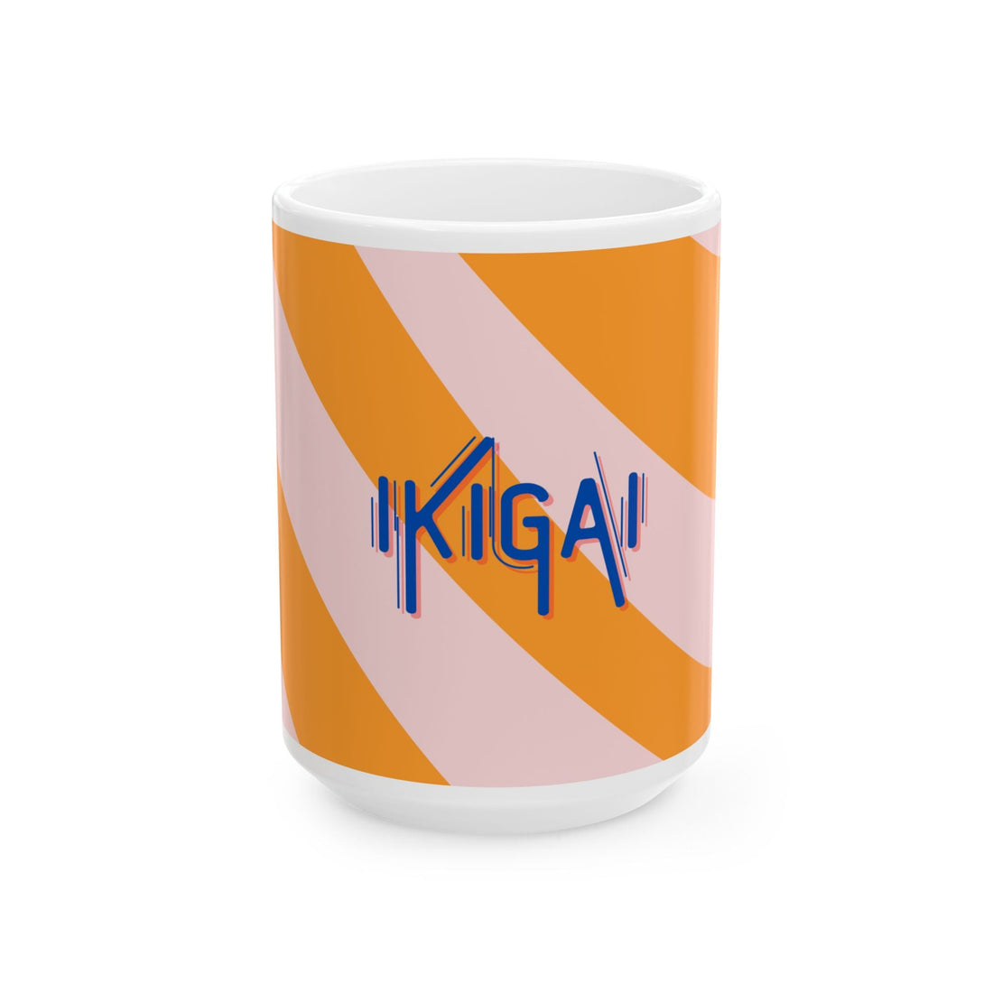 Ikigai Ceramic Mug, Japanese Philosophy Coffee Cup