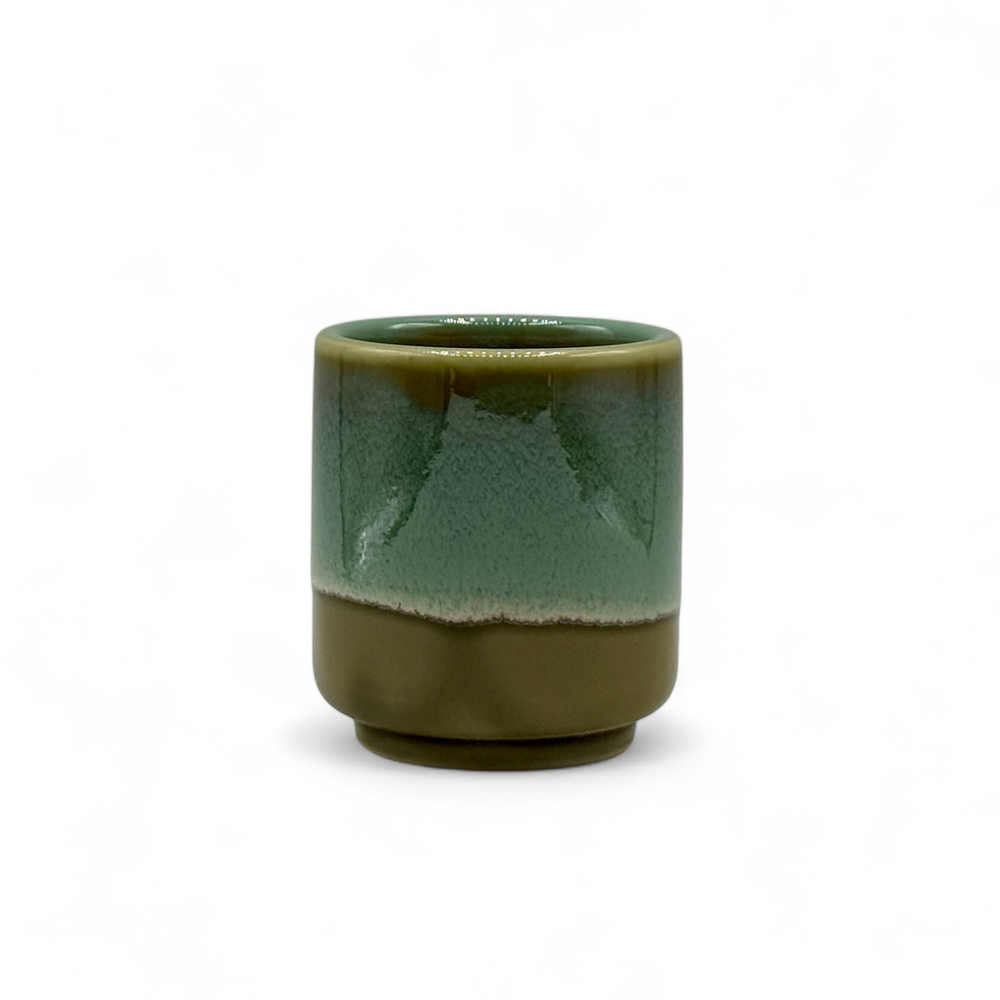 Gurinhiwa Green Mino-yaki Yunomi  - Japanese Teacup