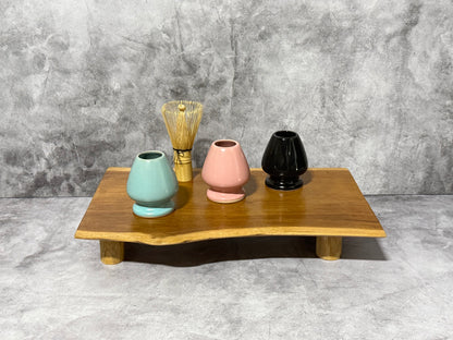 Miya Pink Matcha Whisk Chasen Stand - Japanese Kusenaoshi