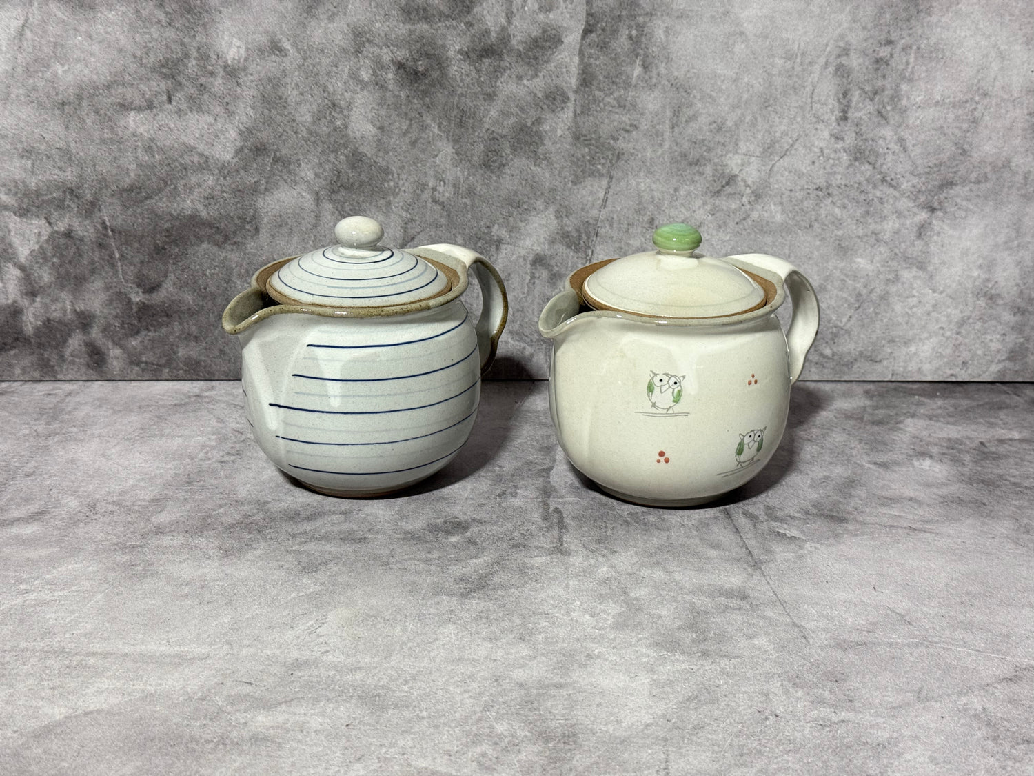 Koma Suji Gray Tokoname-yaki Kyusu - Japanese Teapot
