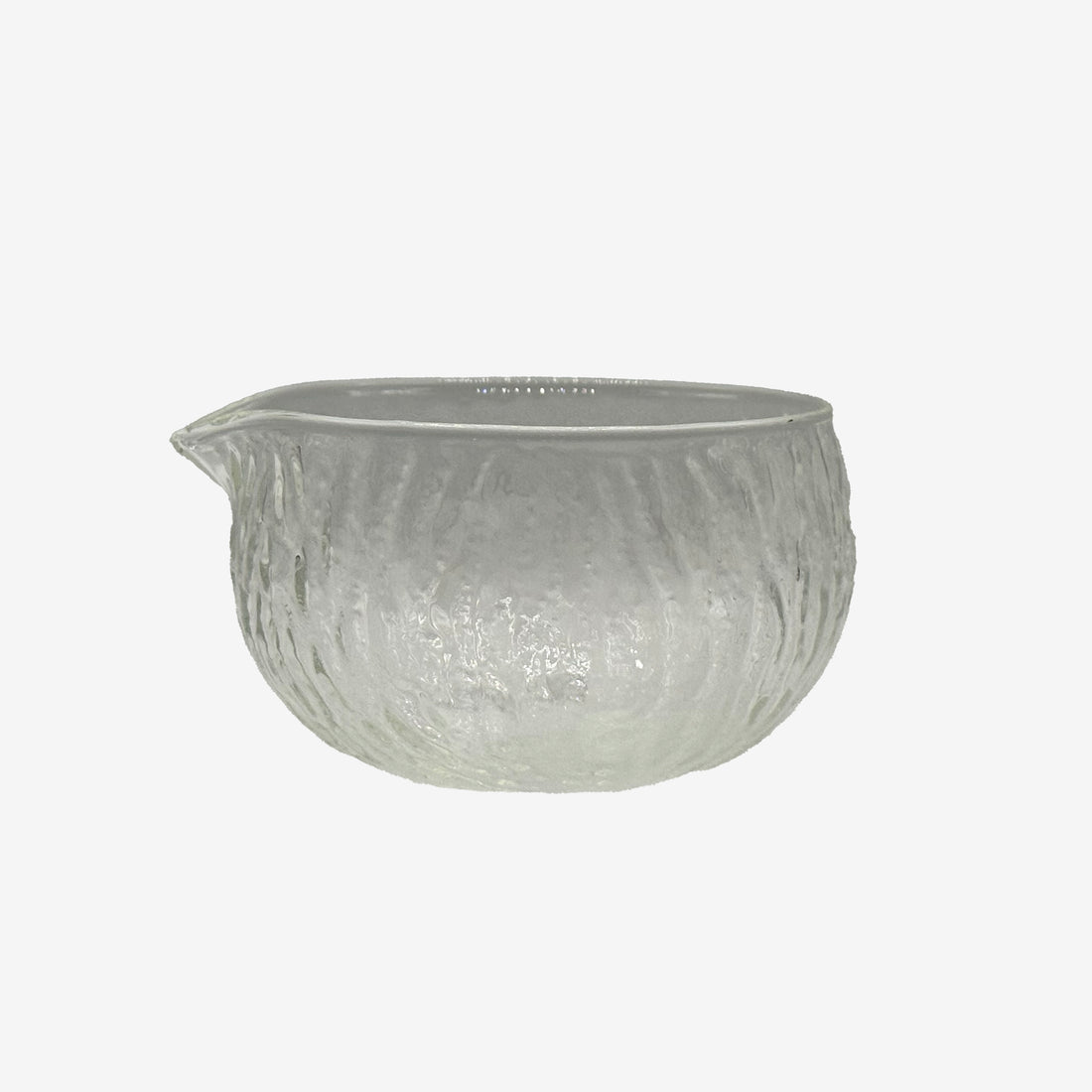 Spouted Glass Matcha Chawan - Japanese Matcha Bowl