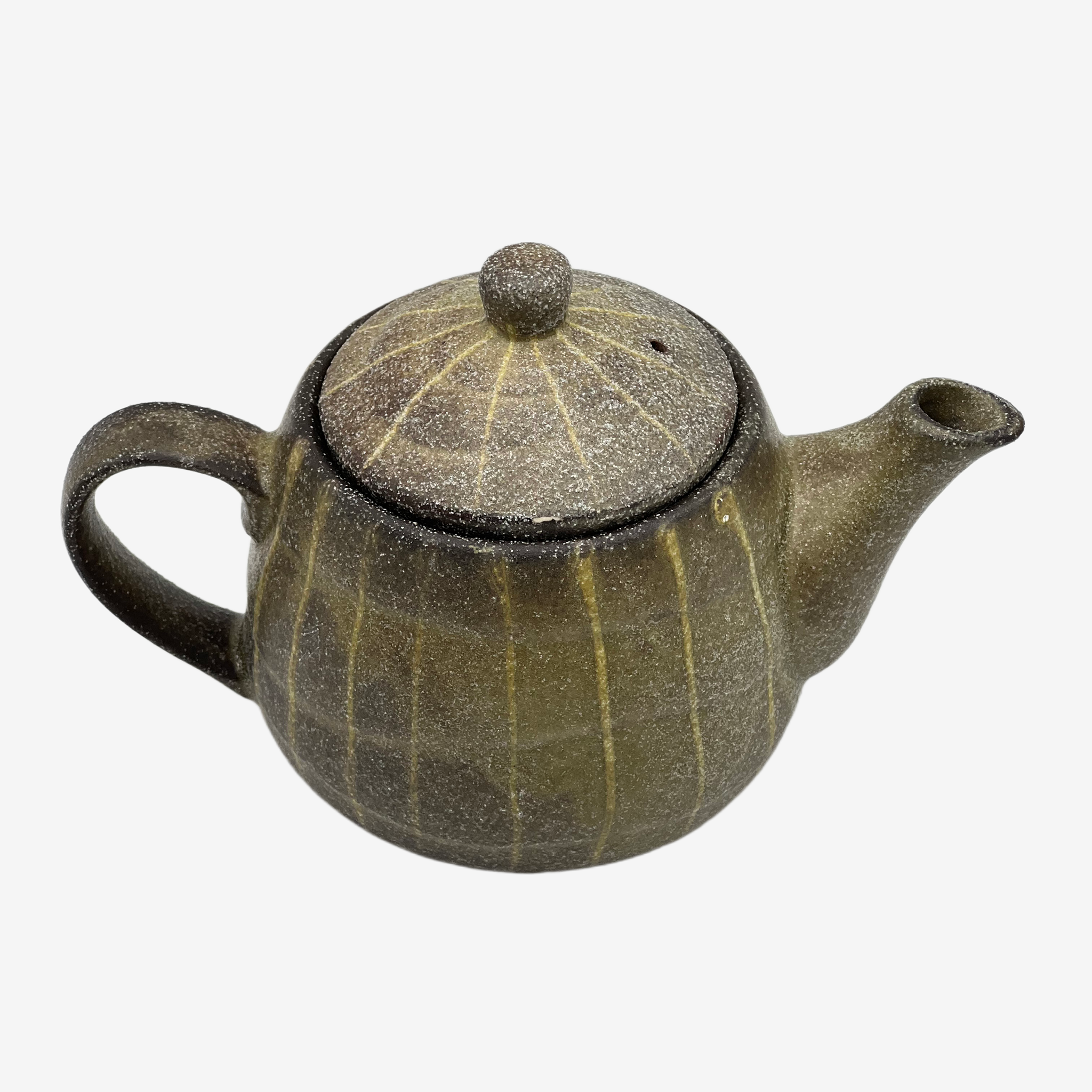 Iga Ash Brown Kyusu - Japanese Teapot
