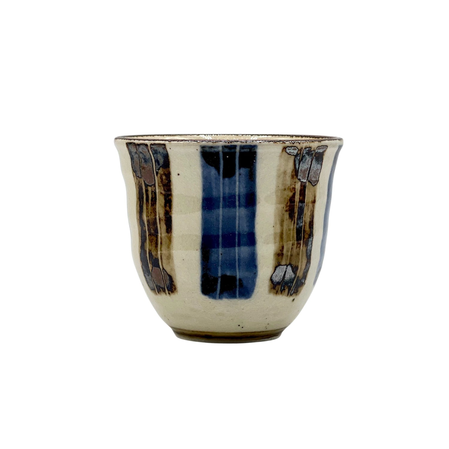 Ryukyu White Sencha Mino-yaki Yunomi - Japanese Teacup