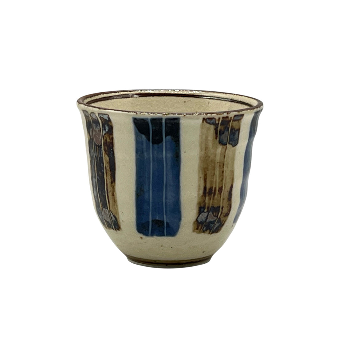 Ryukyu White Sencha Mino-yaki Yunomi - Japanese Teacup