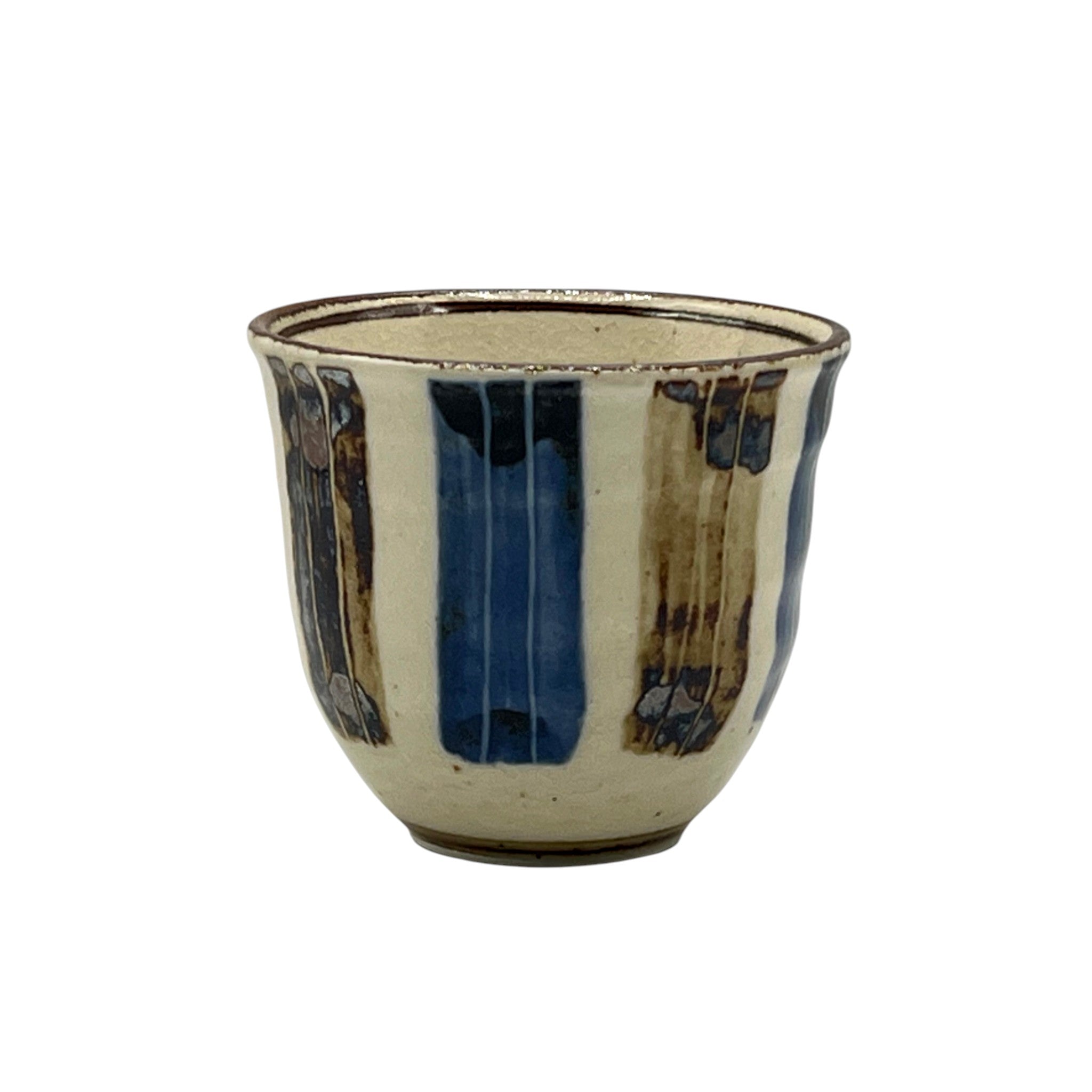 Ryukyu White Sencha Mino-yaki Yunomi - Japanese Teacup